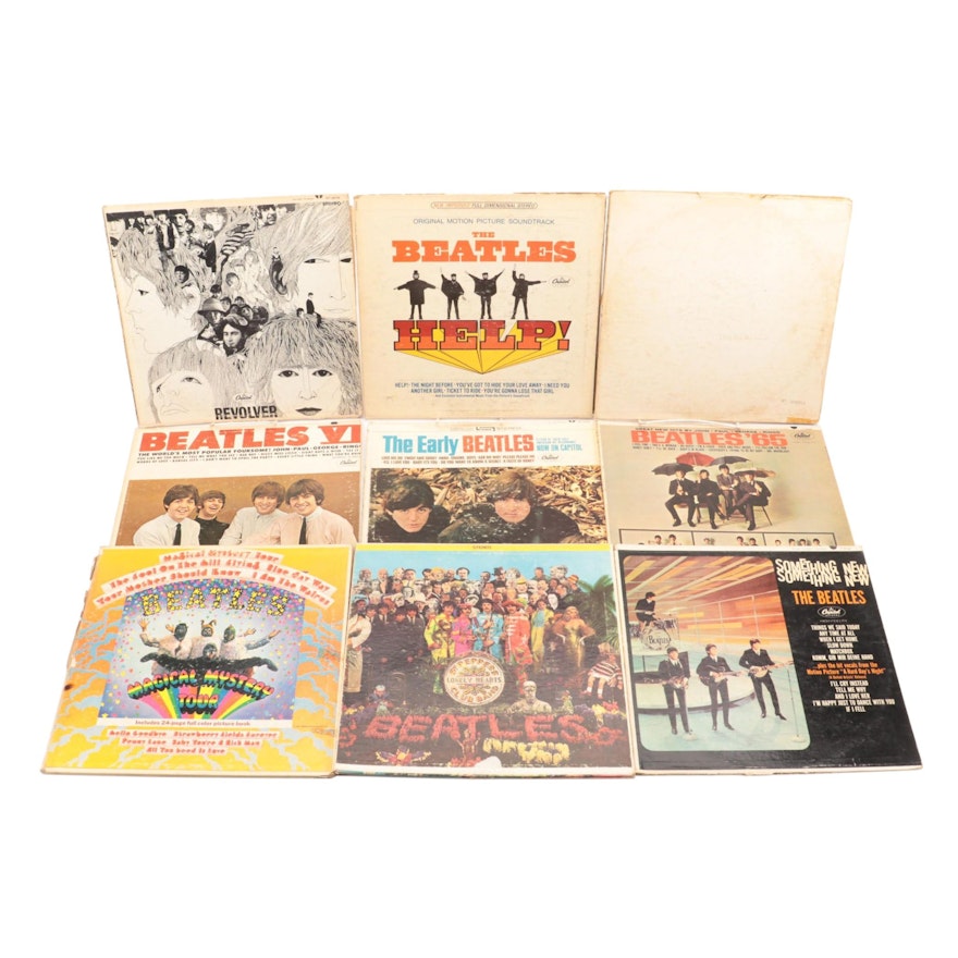 Vinyl Records Featuring The Beatles Including "Magical Mystery Tour", 1960s