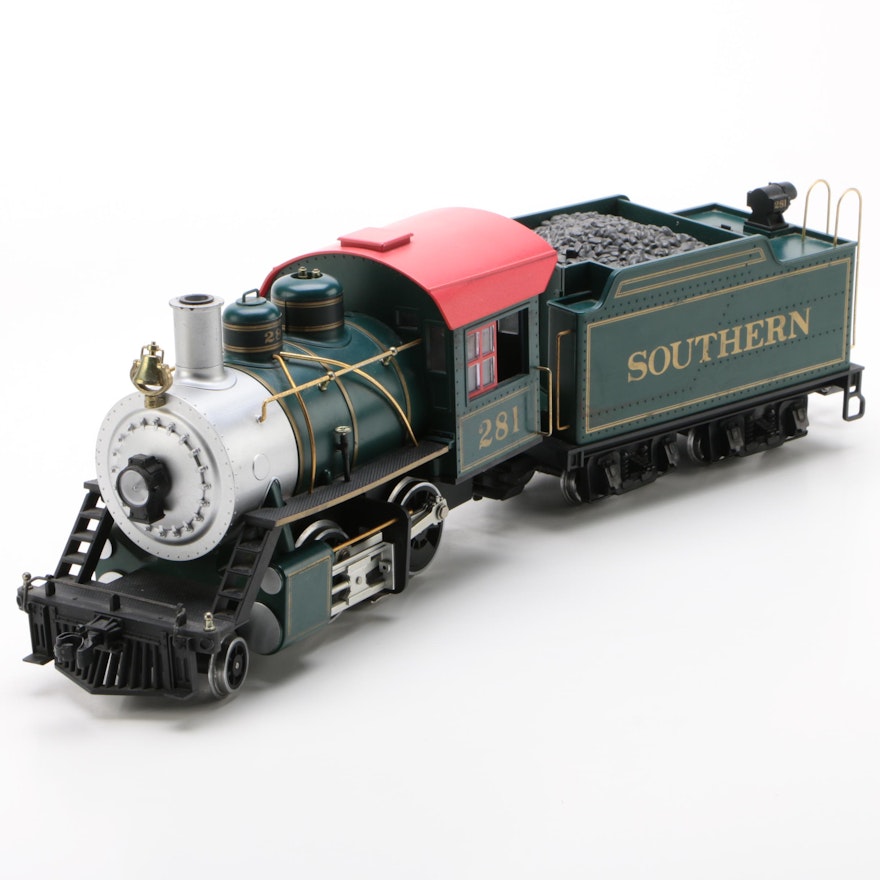 LGB G Scale Southern Railways 2-4-0 Steam Locomotive and Tender Car