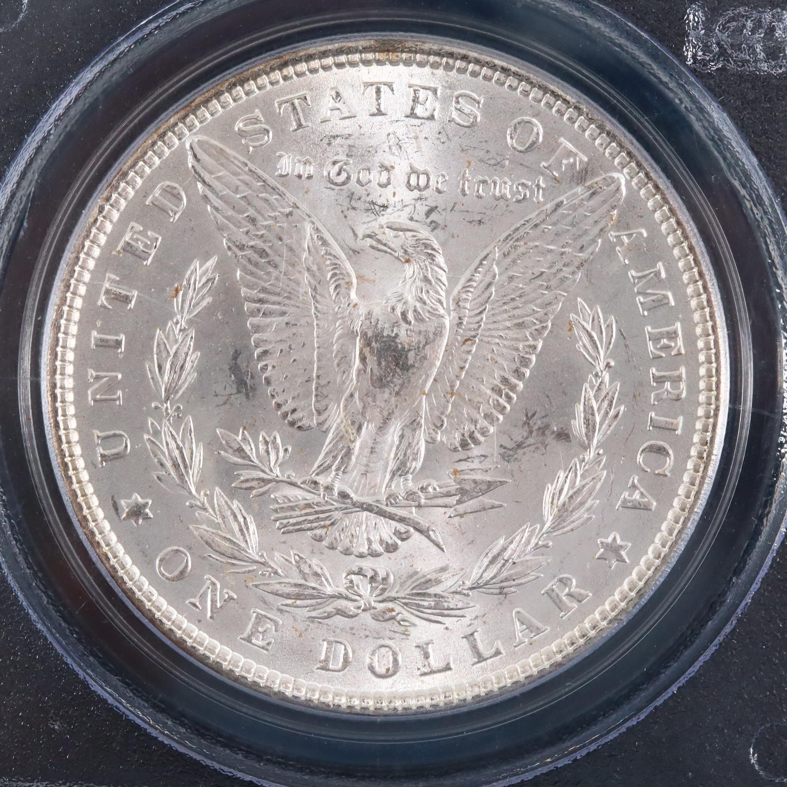 PCGS Graded MS63 1882 Silver Morgan Dollar
