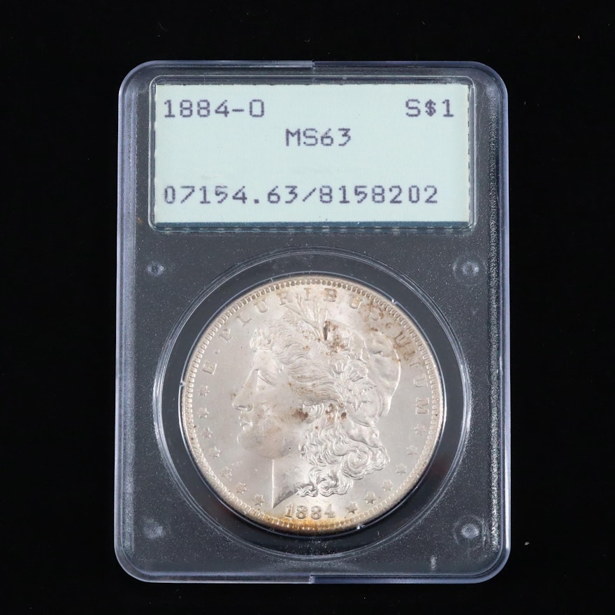 PCGS Graded 1884-O Silver Morgan Dollar