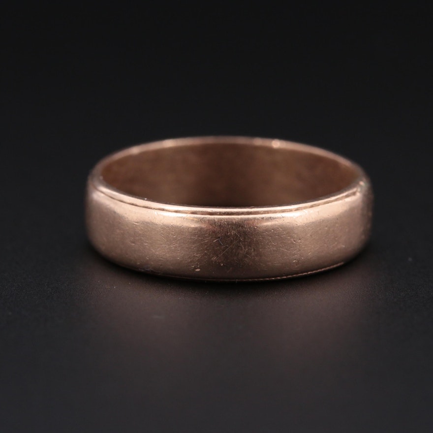 14K Yellow Gold Band