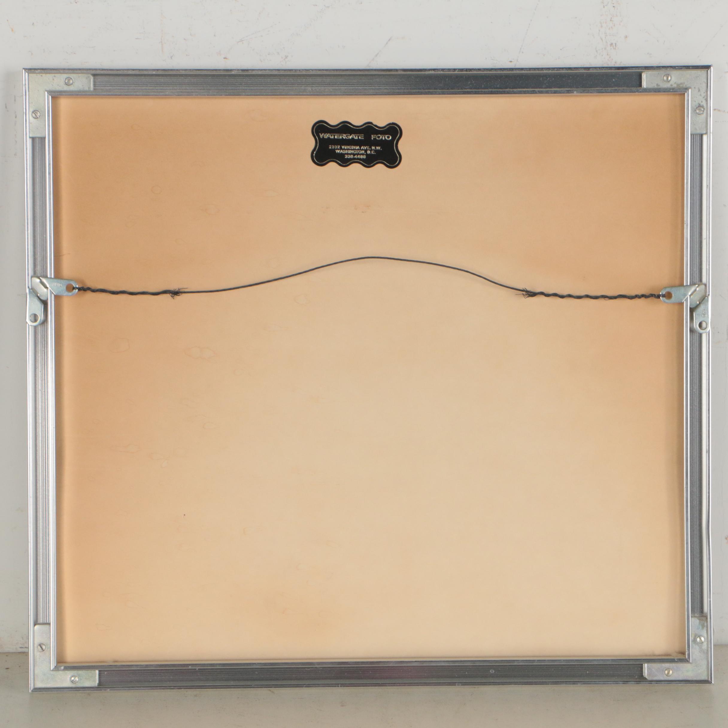 Leo Hershfield Satirical Ink Illustration "Arctic Character with Periscope"