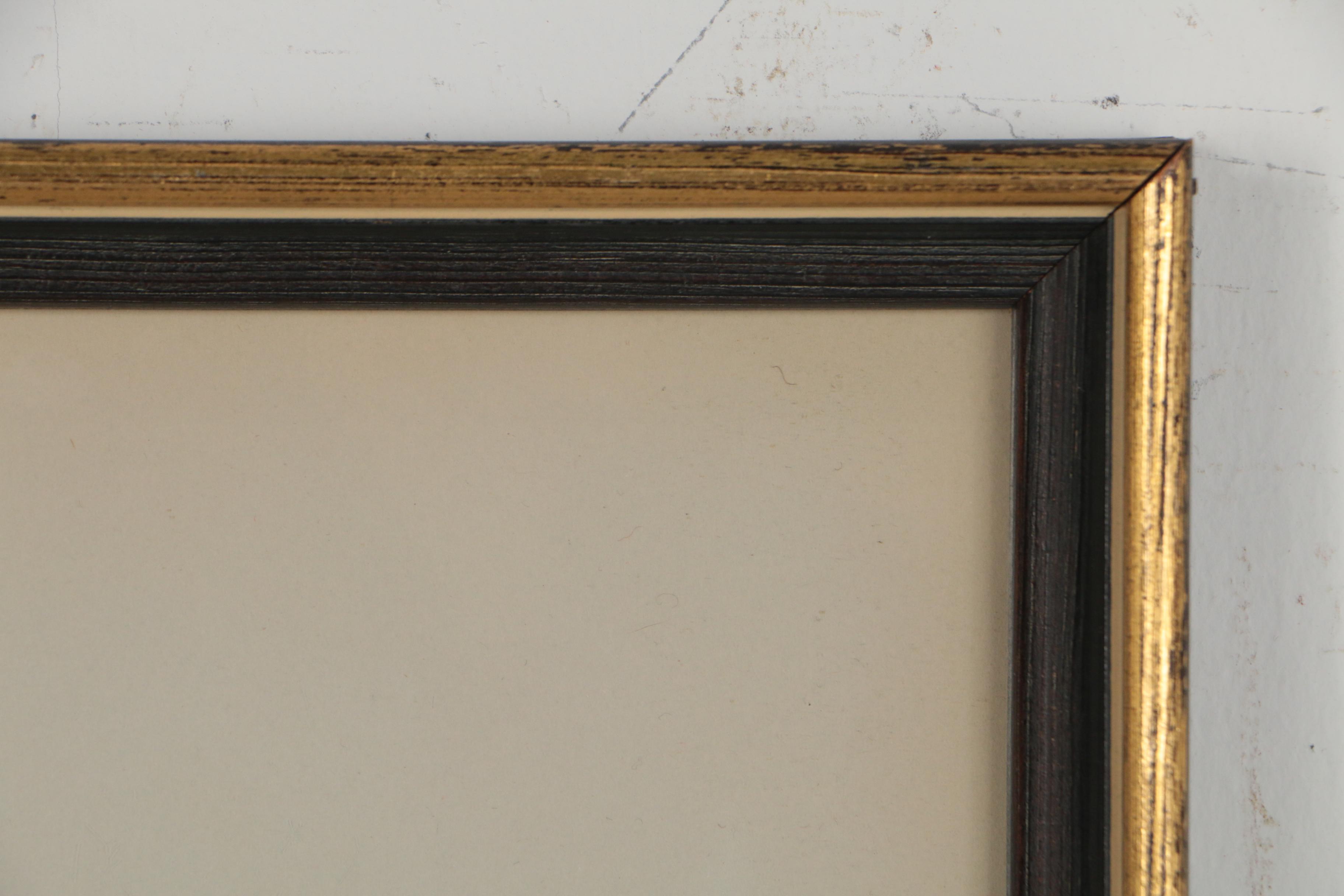 Leo Hirschfield Ink and Watercolor Painting "Washington and Prince Streets"