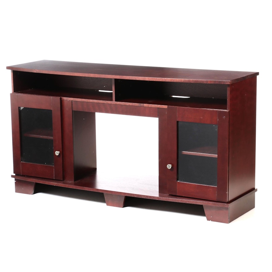 Mahogany Media Cabinet, Contemporary