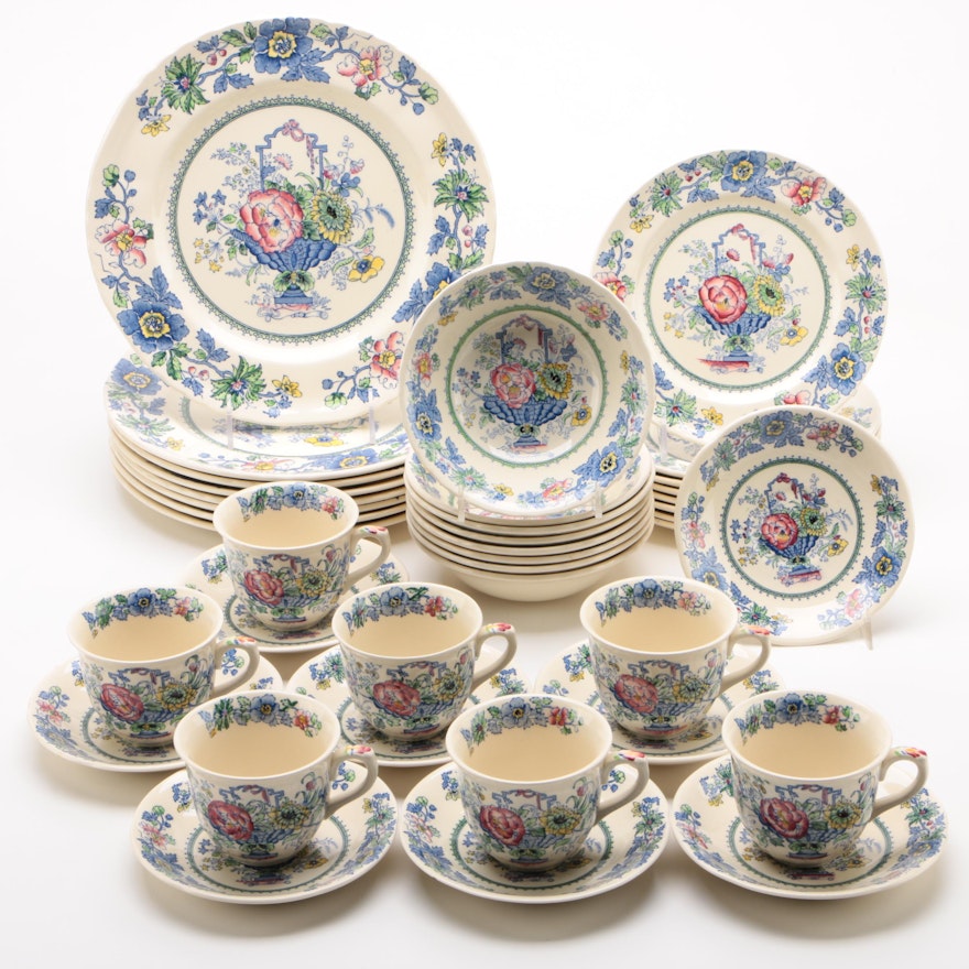 Fransciscan "Strathmore" Ironstone Dinnerware Pieces, 1984