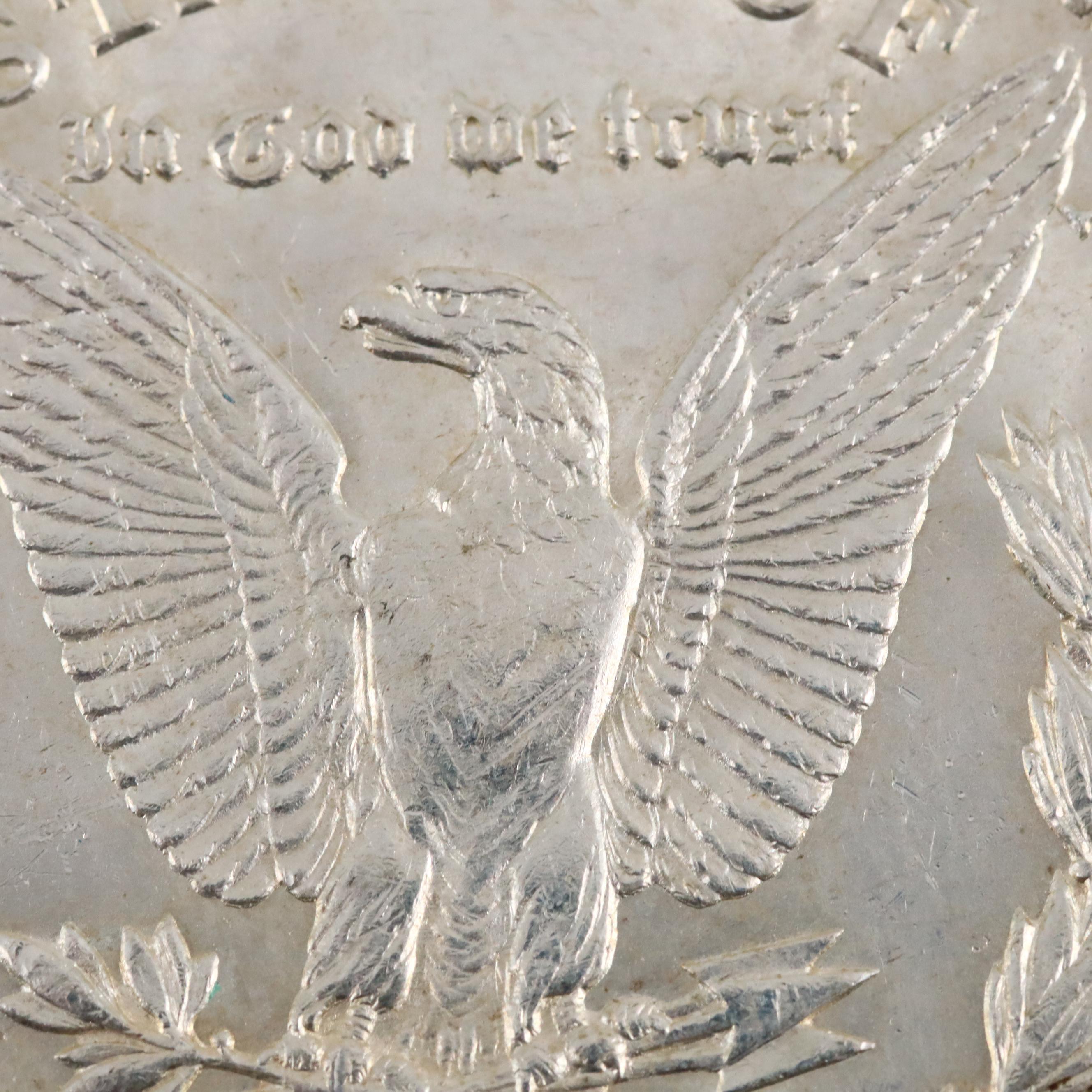 Twenty 1921 Silver Morgan Dollars Including Examples from All Three Mints