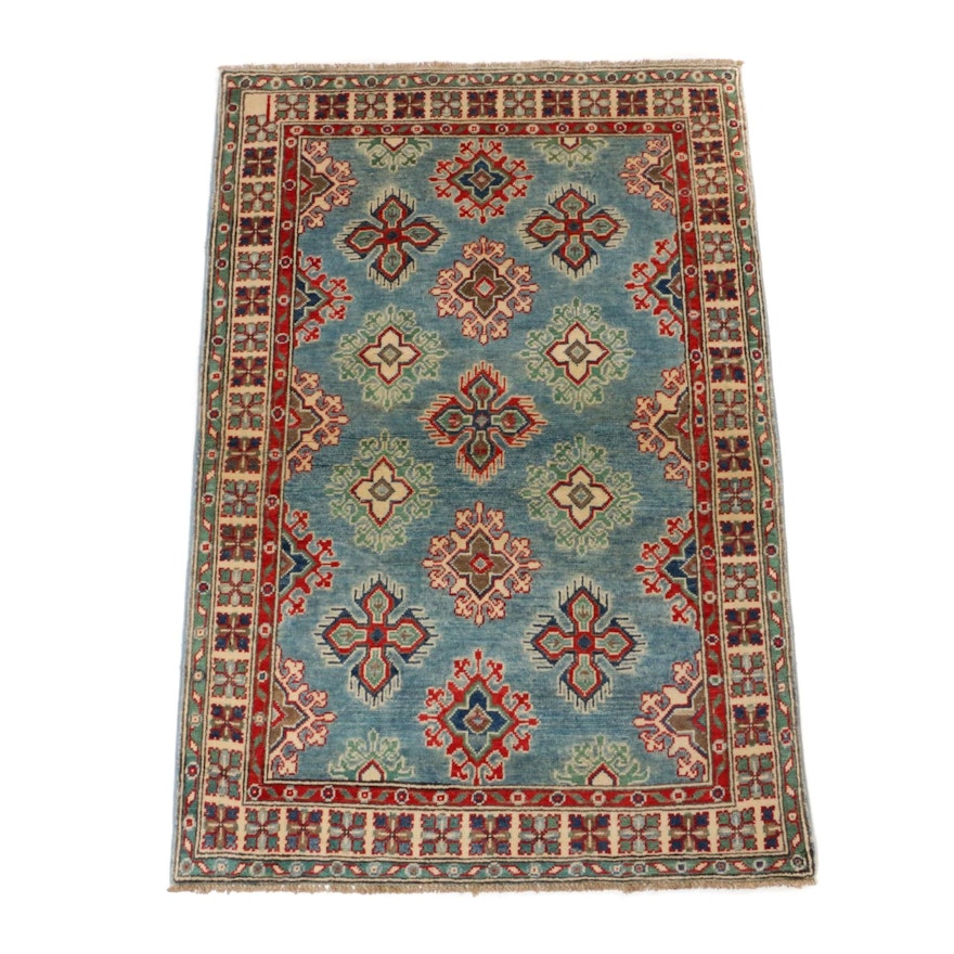 3'3 x 4'11 Hand-Knotted Afghani East Turkistan Khotan Style Rug
