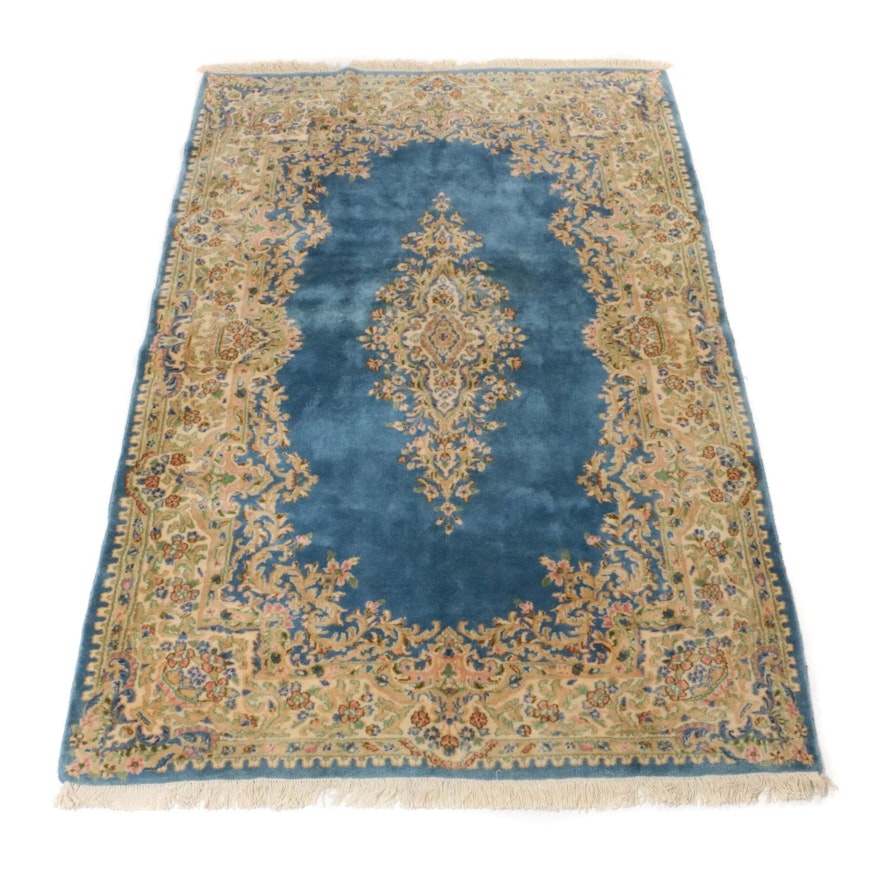 6'0 x 9'2 Hand-Knotted Persian Kerman Rug, 1970s