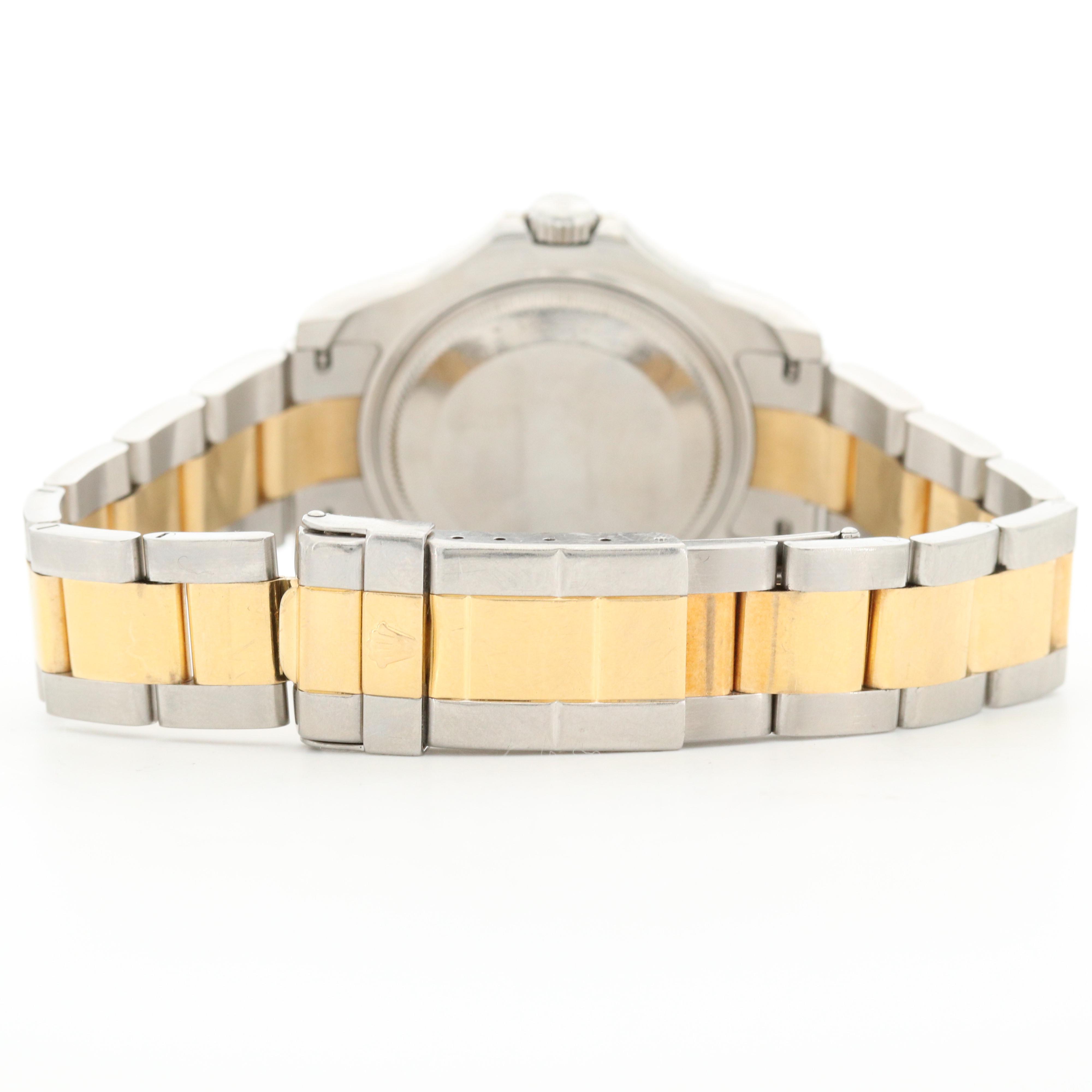 Rolex Yachtmaster Midsize 18K Yellow Gold and Stainless Steel Watch, 1999