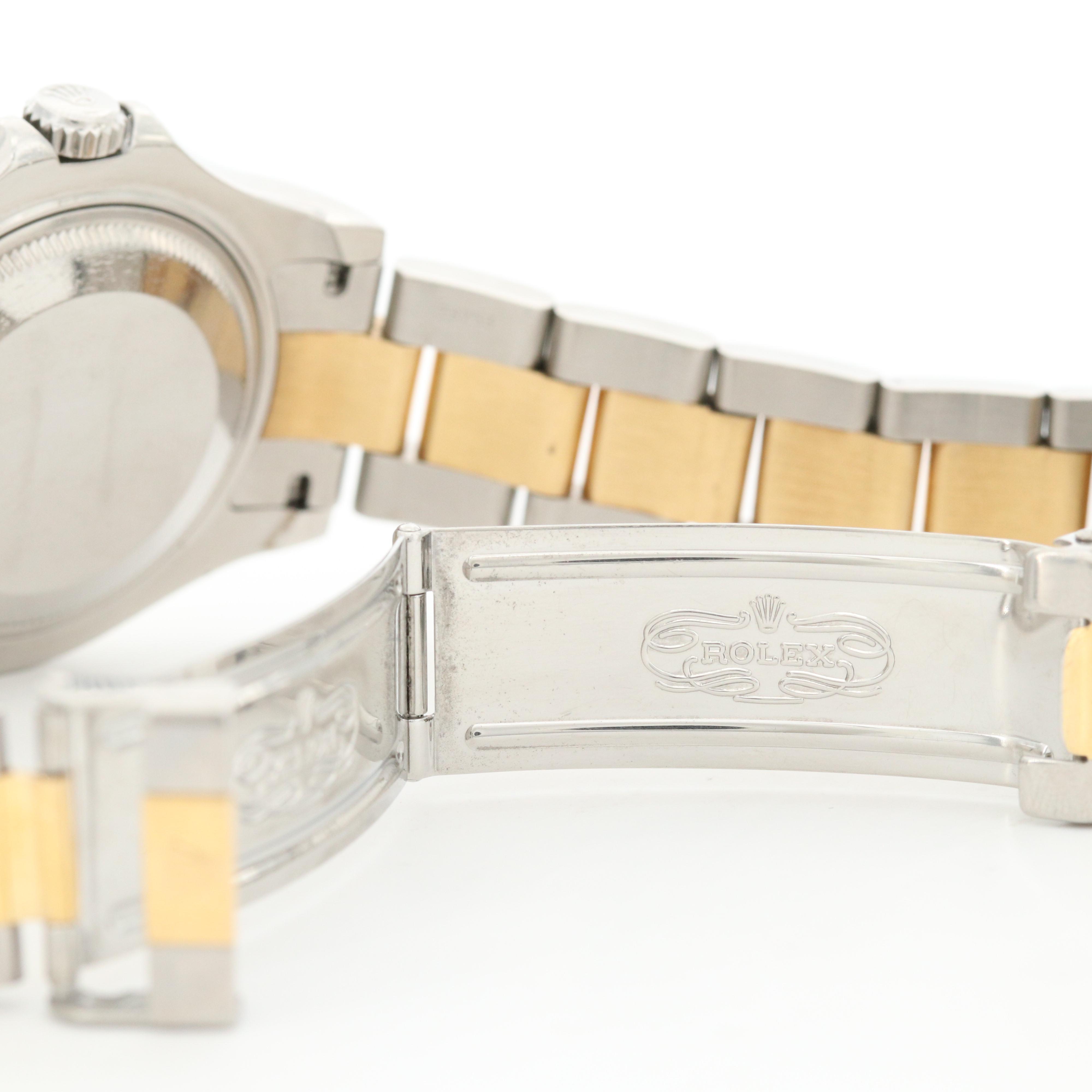 Rolex Yachtmaster Midsize 18K Yellow Gold and Stainless Steel Watch, 1999