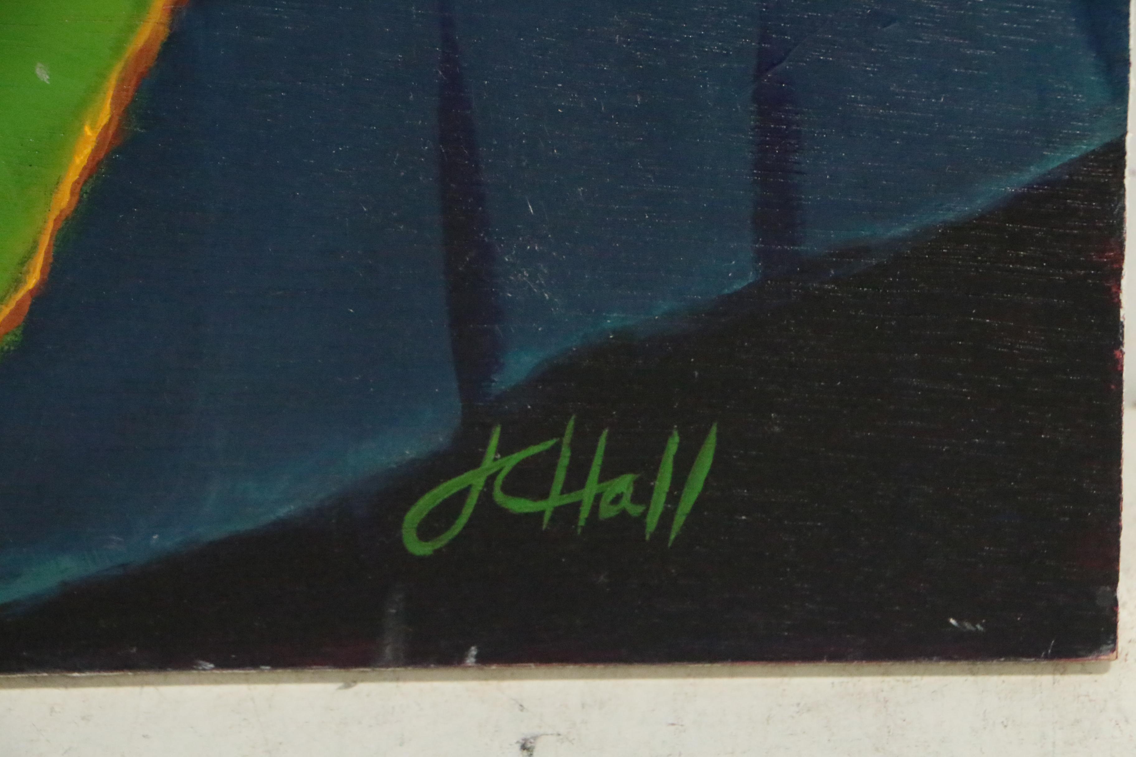 J.C. Hall Acrylic Painting "Tropical"