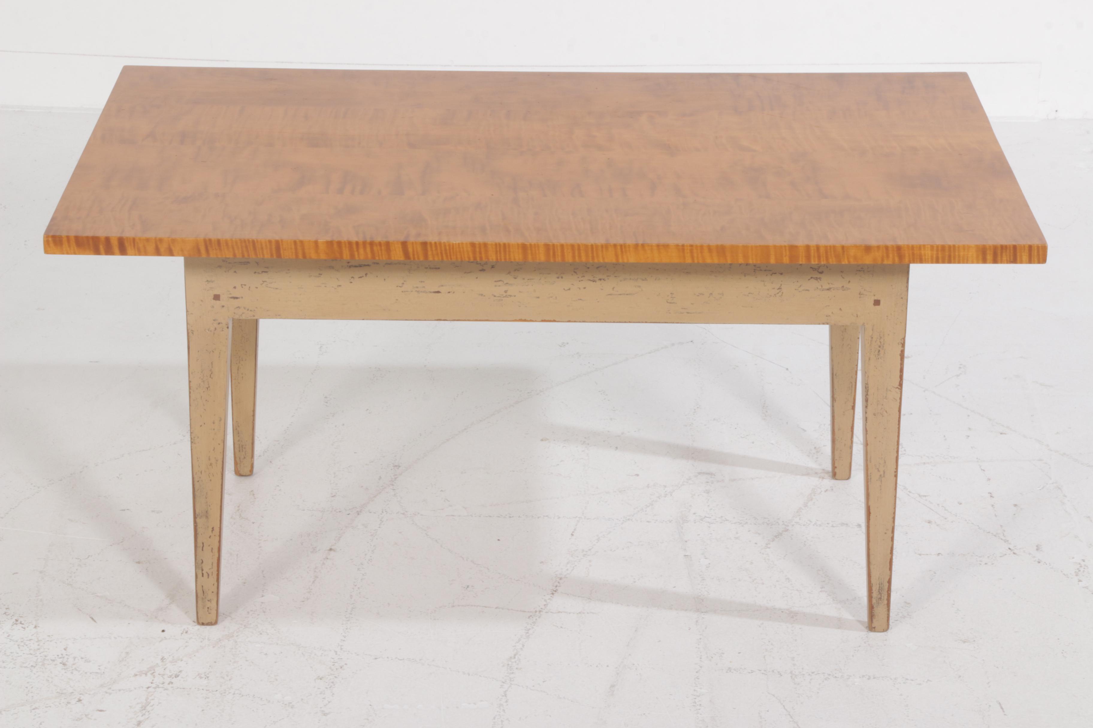 David T. Smith Tiger Maple Coffee Table