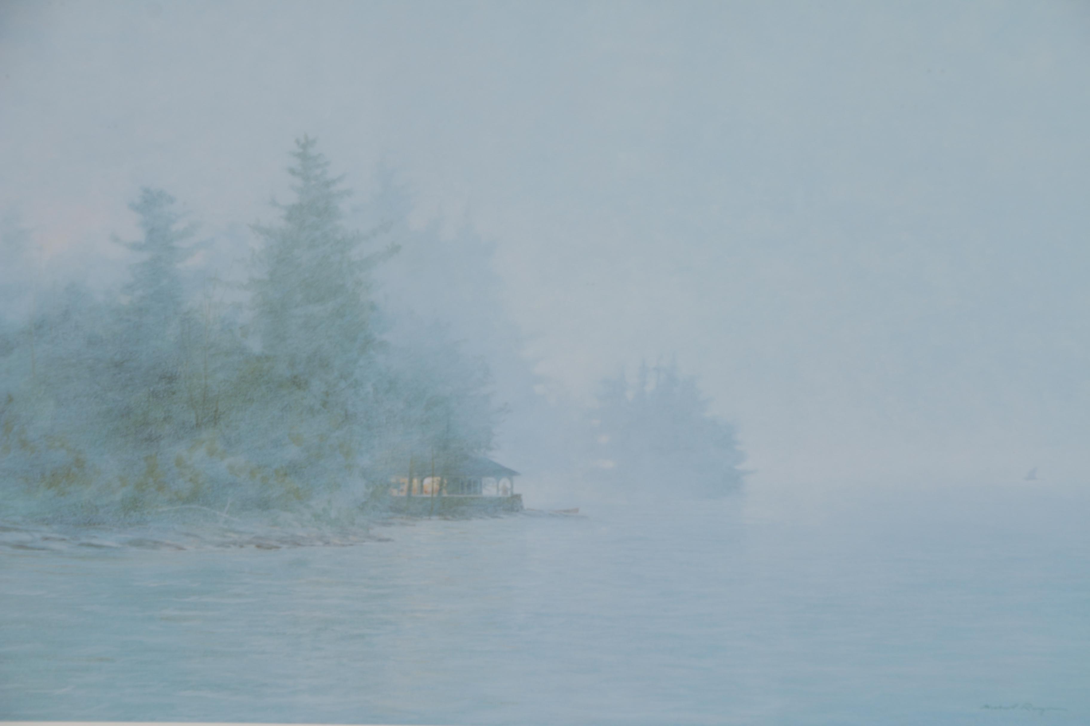 Michael Ringer Offset Lithograph "Frederic Remington Studio - 1000 Islands"