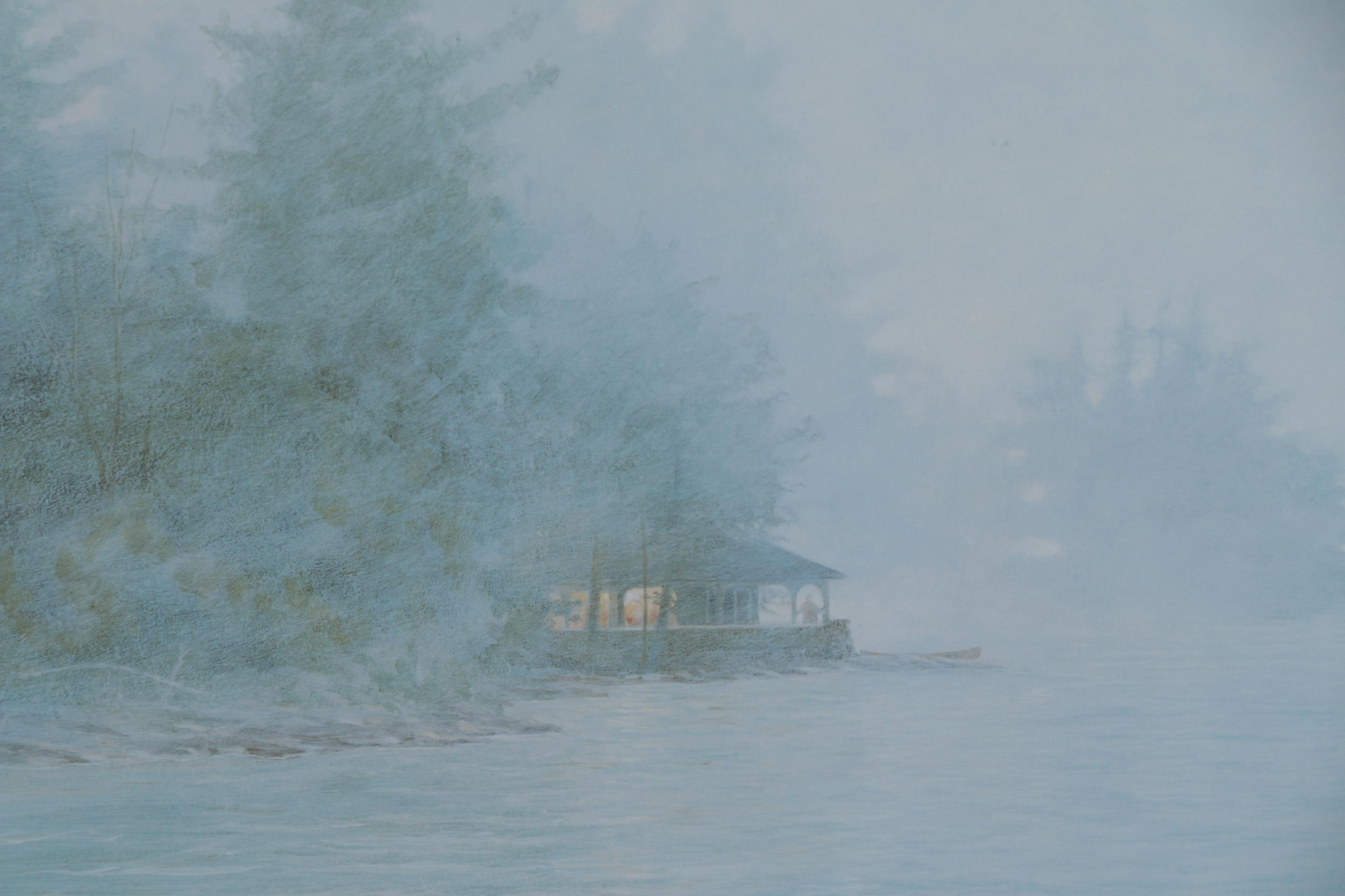 Michael Ringer Offset Lithograph "Frederic Remington Studio - 1000 Islands"