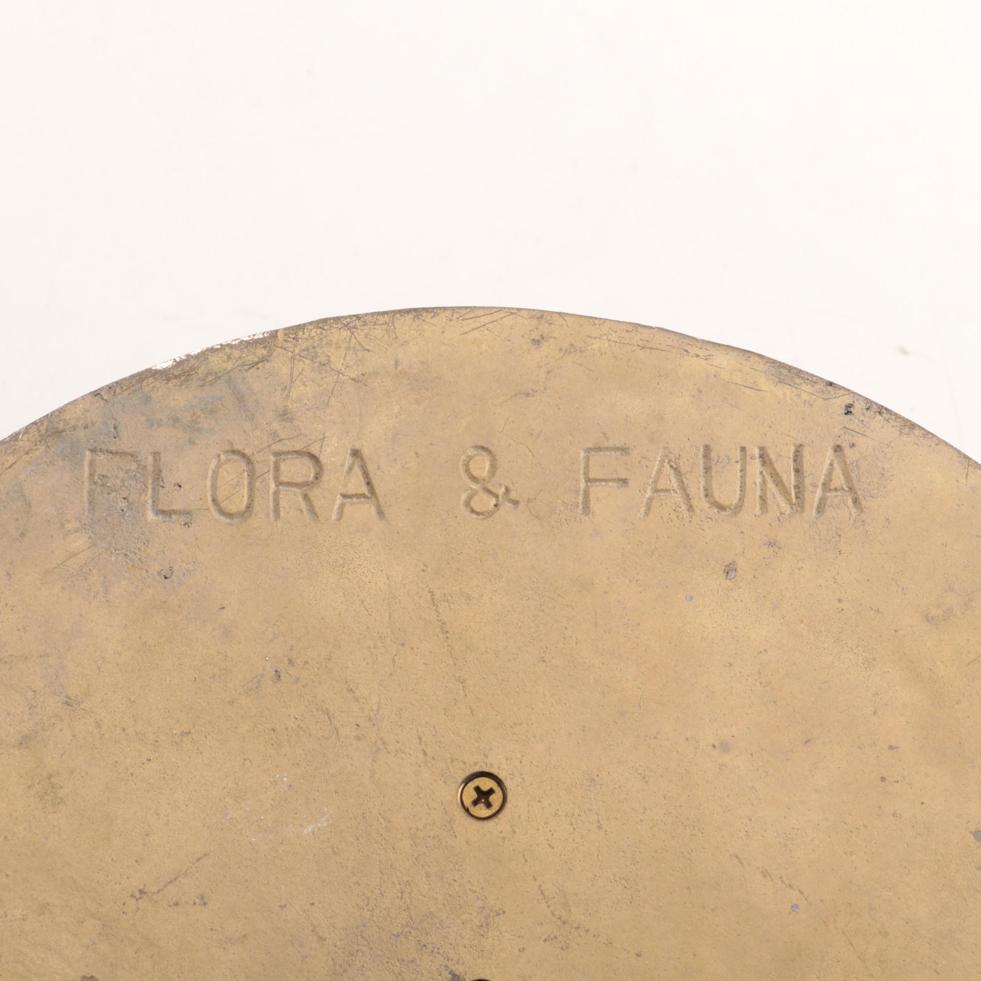 Flora & Fauna Cast Brass Sundial