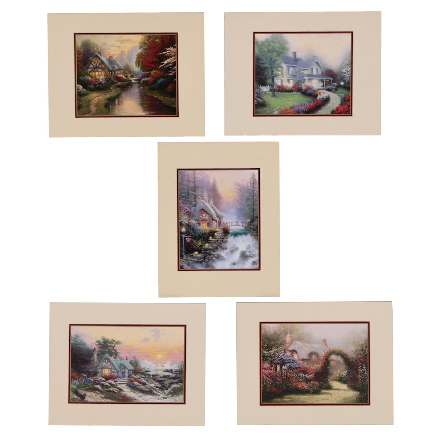 Offset Lithographs After Thomas Kinkade "Romance Collection"