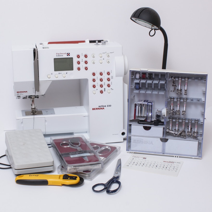 Bernina Activa 230 Patchwork Edition Sewing Machine with Accessories