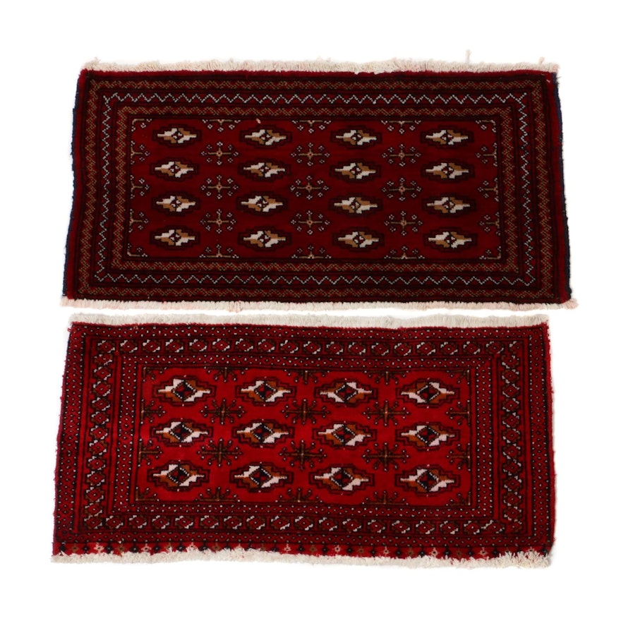 Hand-Knotted Persian Turkoman Rugs, circa 1980
