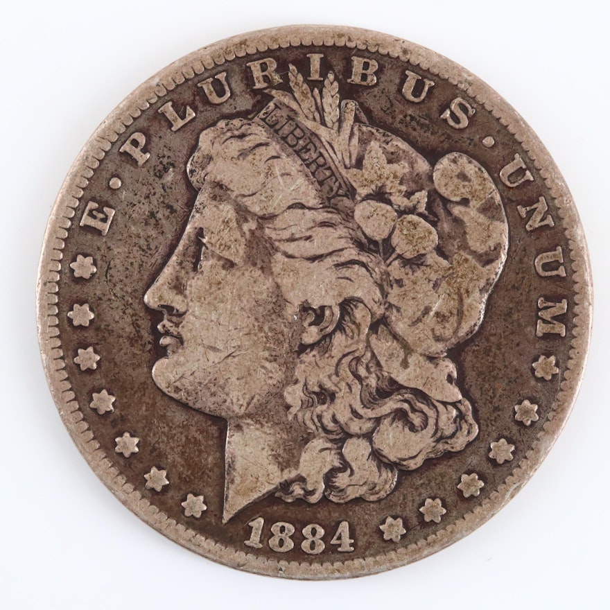 1884 Carson City Silver Morgan Dollar