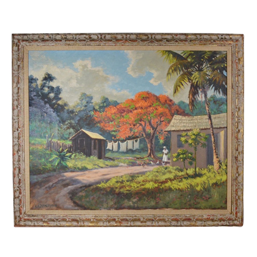 K.A. Zimmermann Landscape Oil Painting