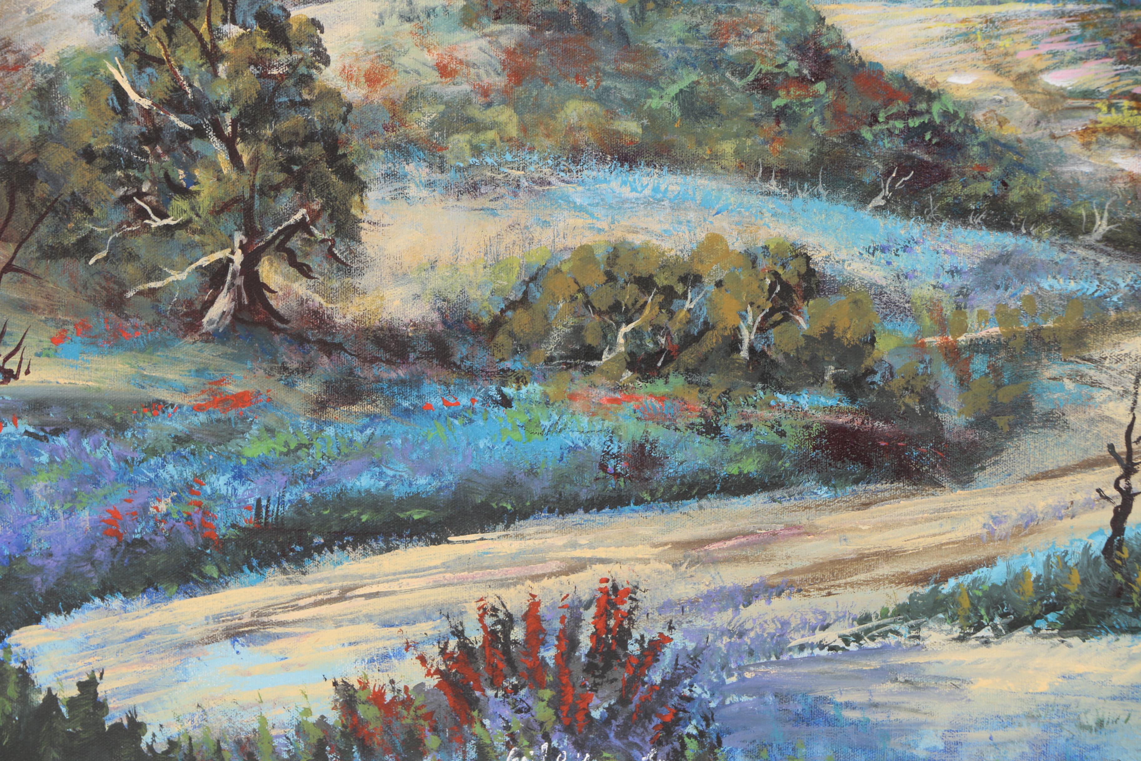 Cecil R Young Jr. Landscape Oil Painting