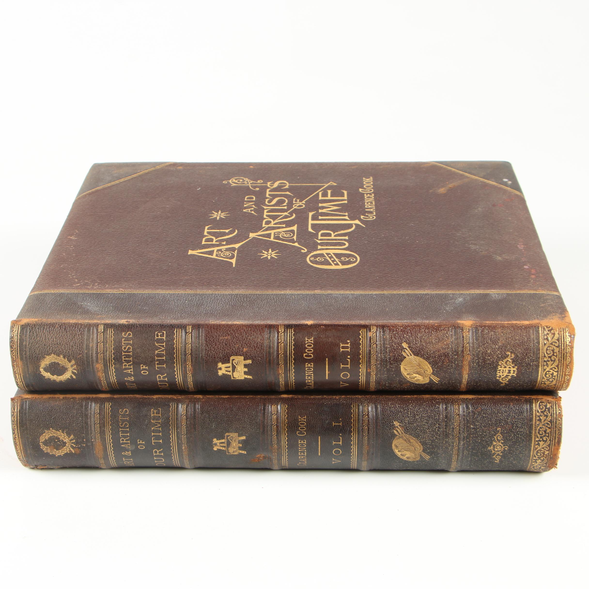1888 "Art and Artists of Our Time" by Clarence Cook, Volumes I-II