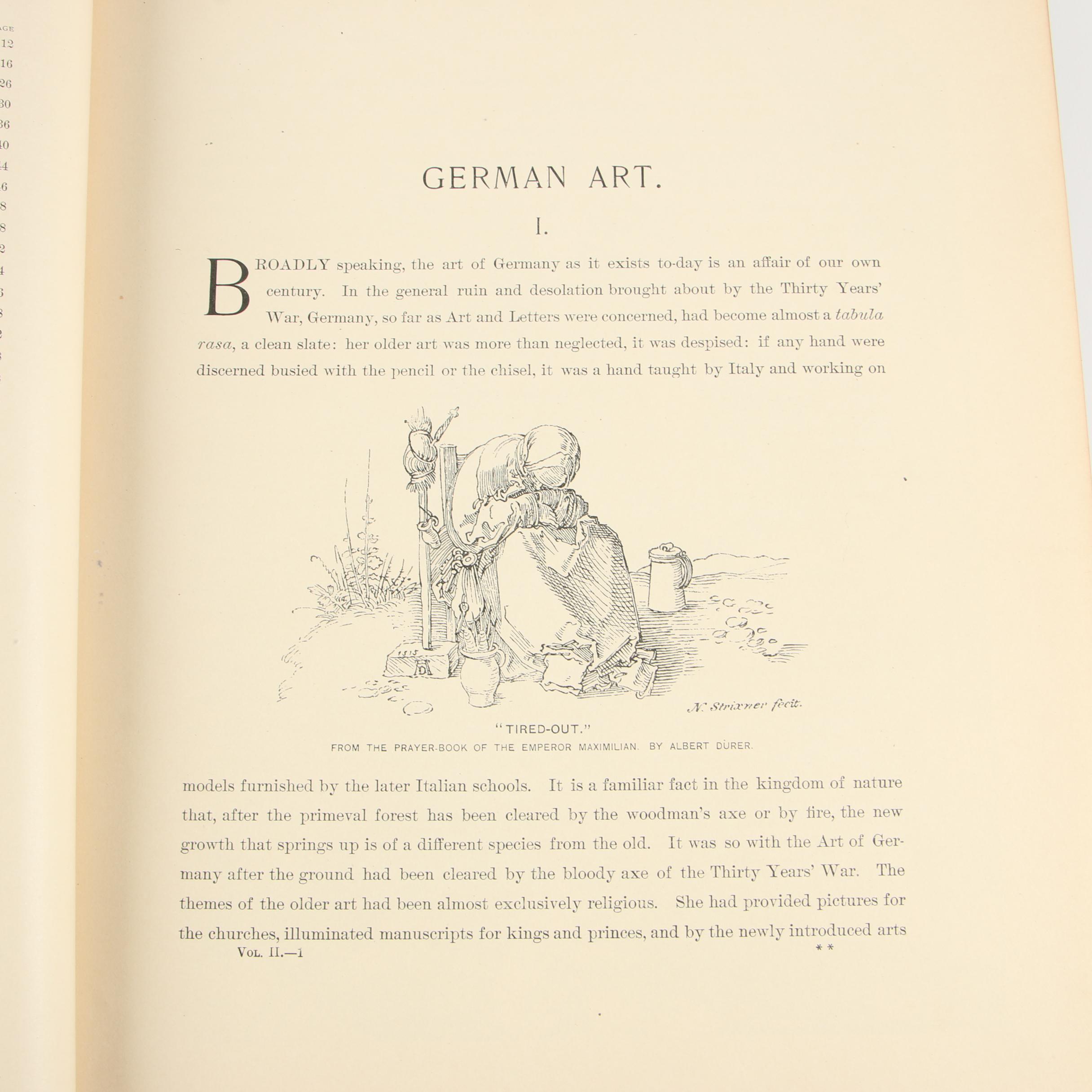 1888 "Art and Artists of Our Time" by Clarence Cook, Volumes I-II