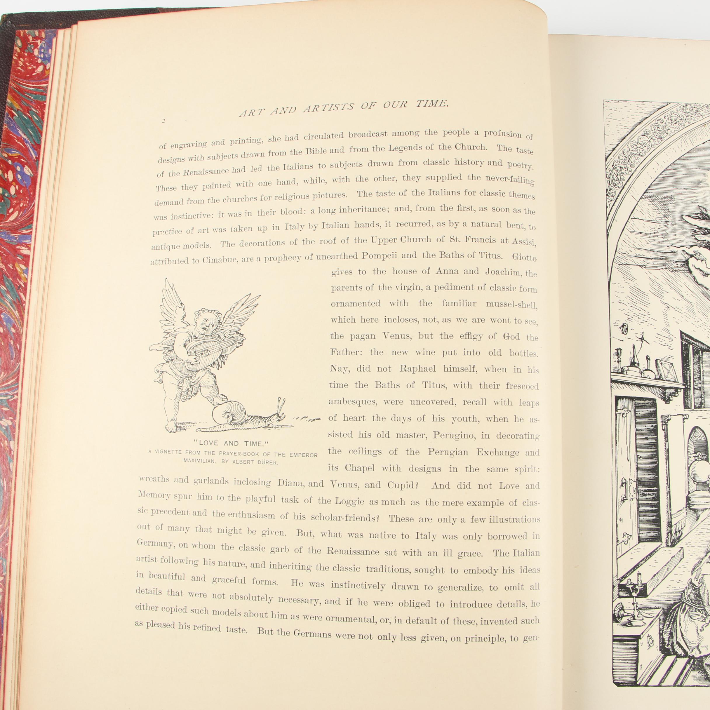 1888 "Art and Artists of Our Time" by Clarence Cook, Volumes I-II