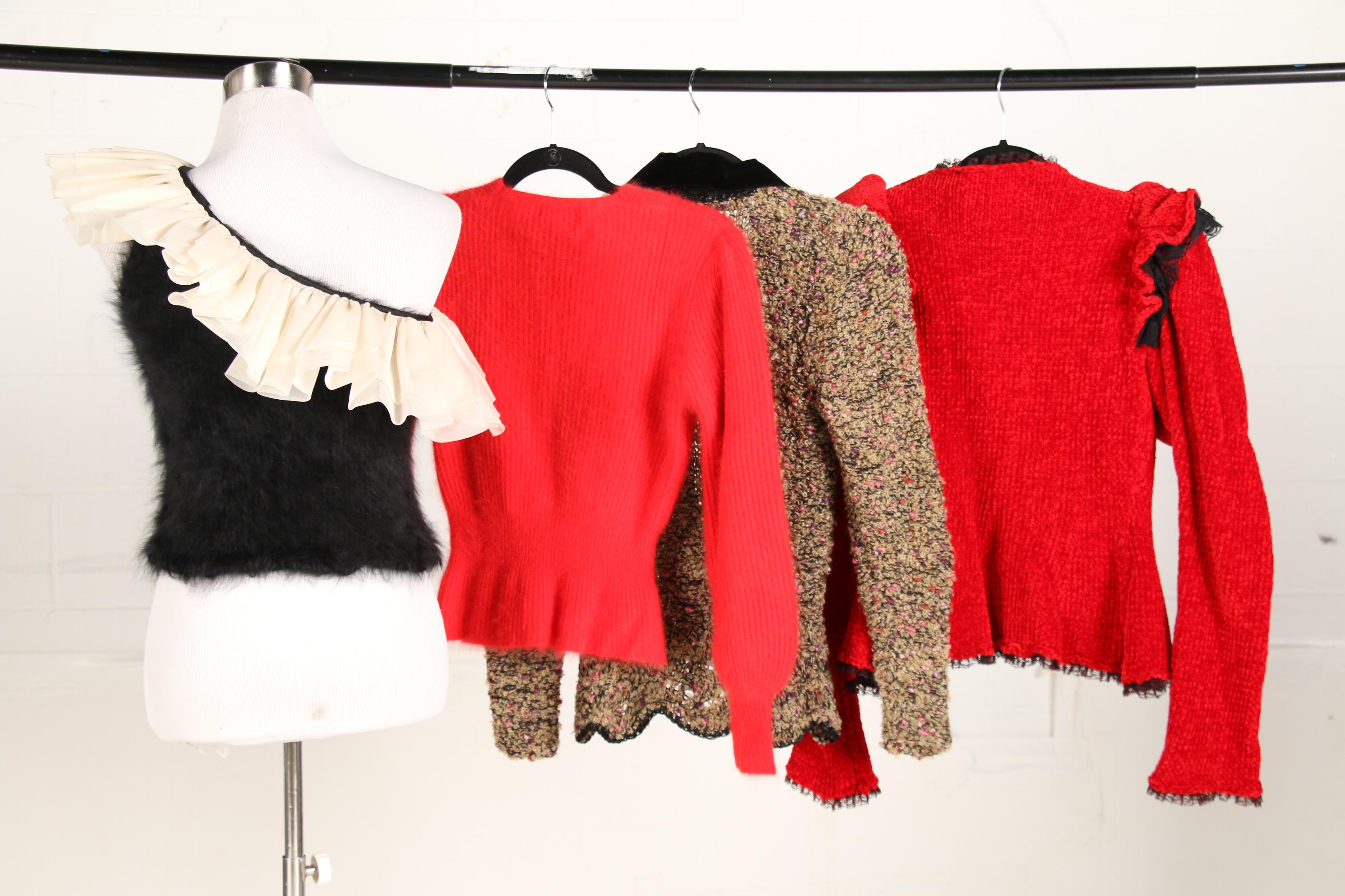 Fiddlesticks New York and Other Knit Jackets and Sweaters Including Angora Blend