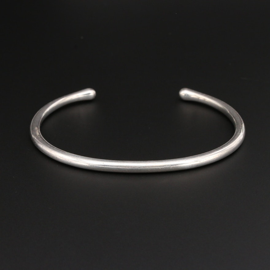 Georg Jensen Sterling Silver Danish Modern Cuff Bracelet