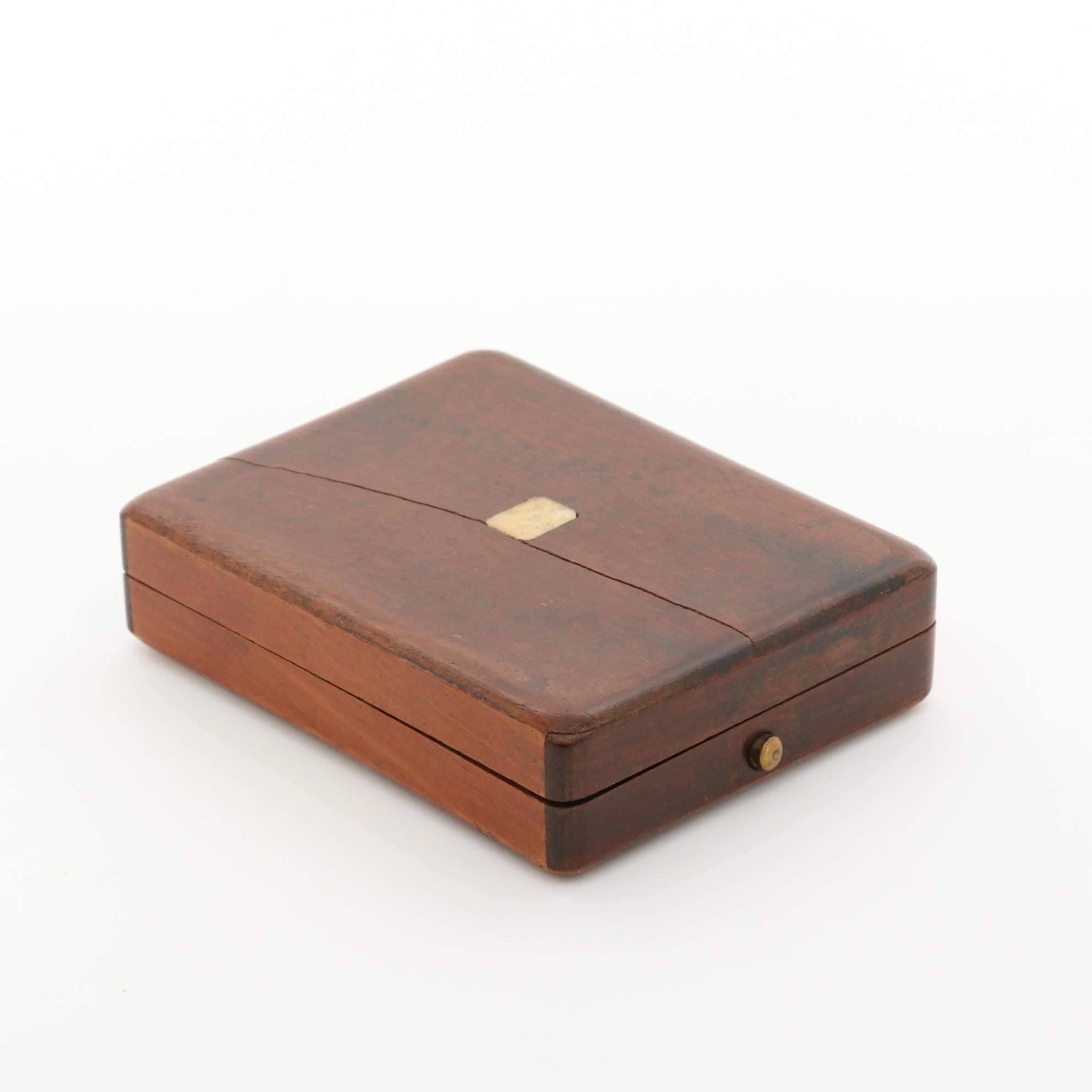 Antique Pateck & Co.14K Gold and Enamel Hunter Case Pocket Watch