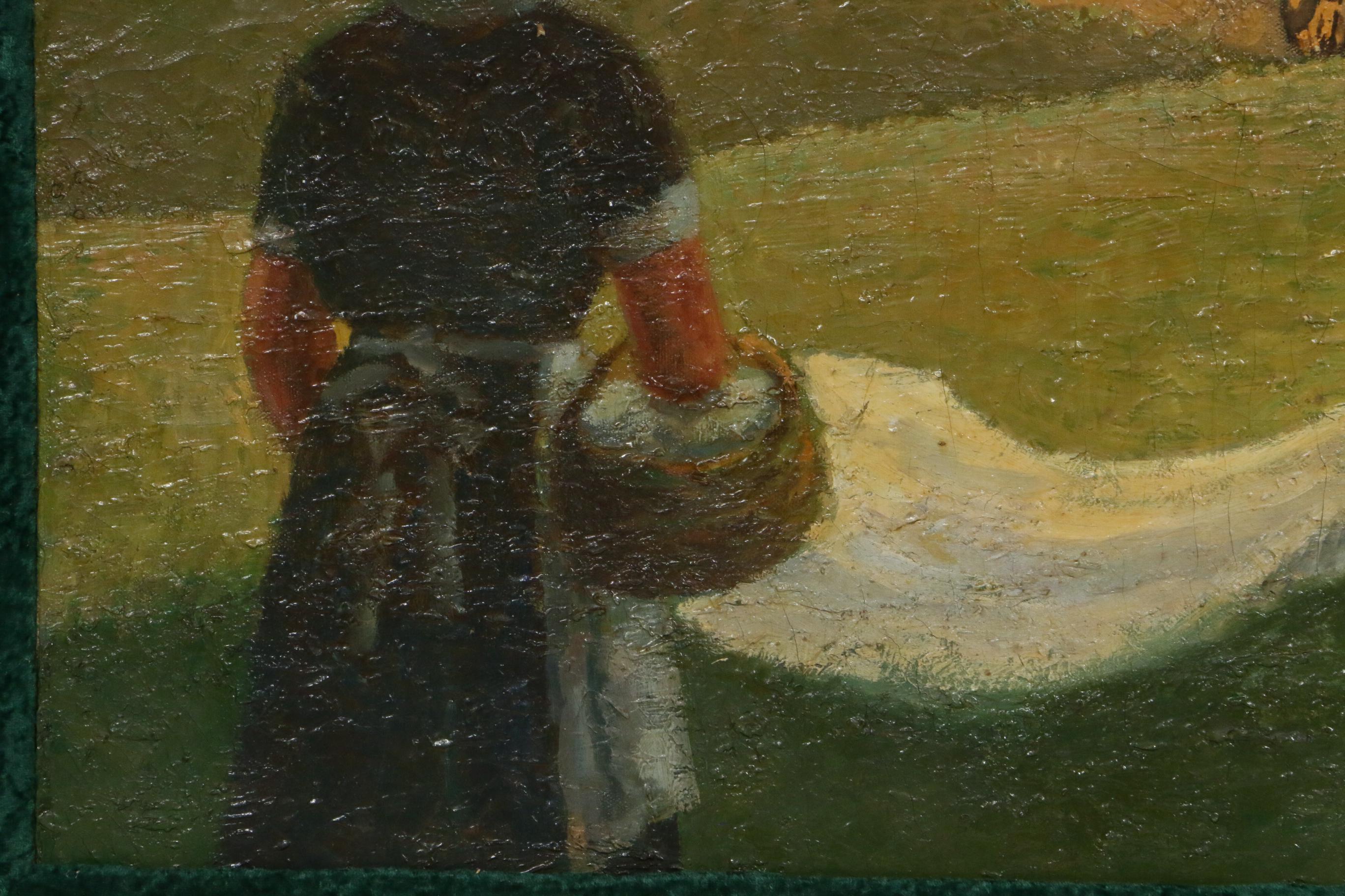 Harry Lee Gadbury Oil Painting "Lunch Time"