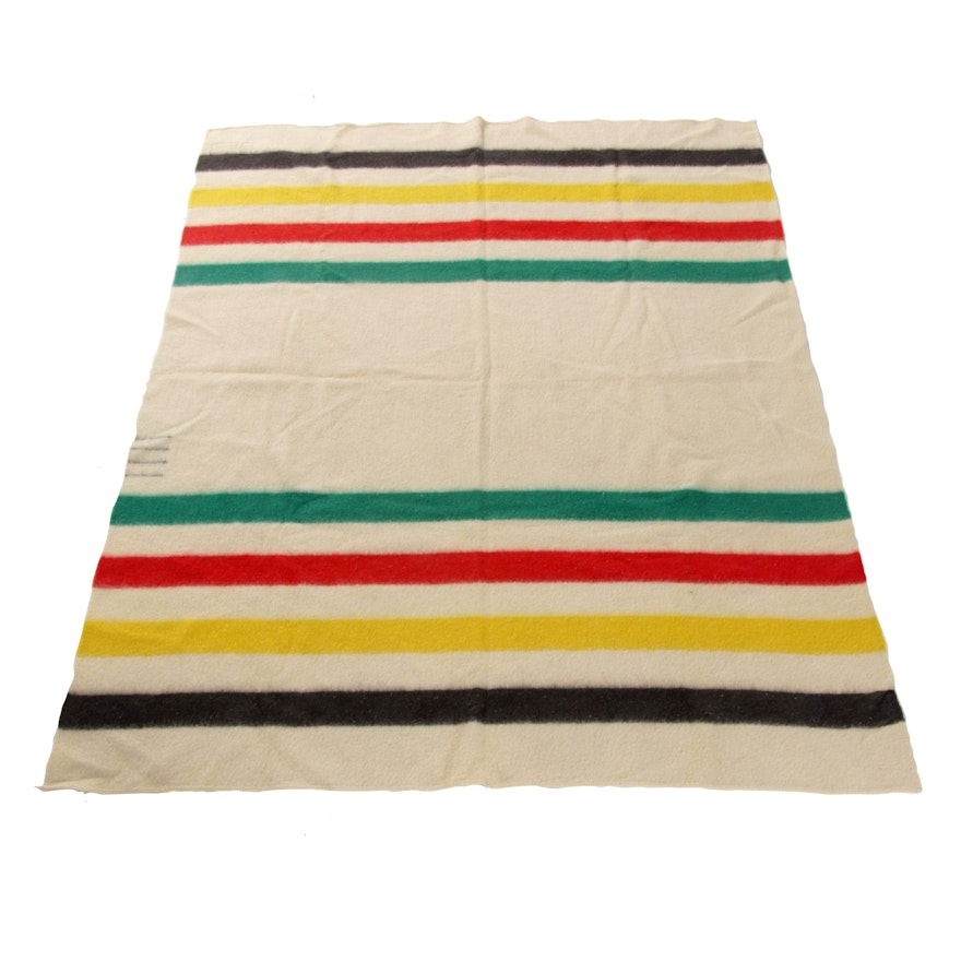 Early's of Witney Point Wool Blanket, 1970s