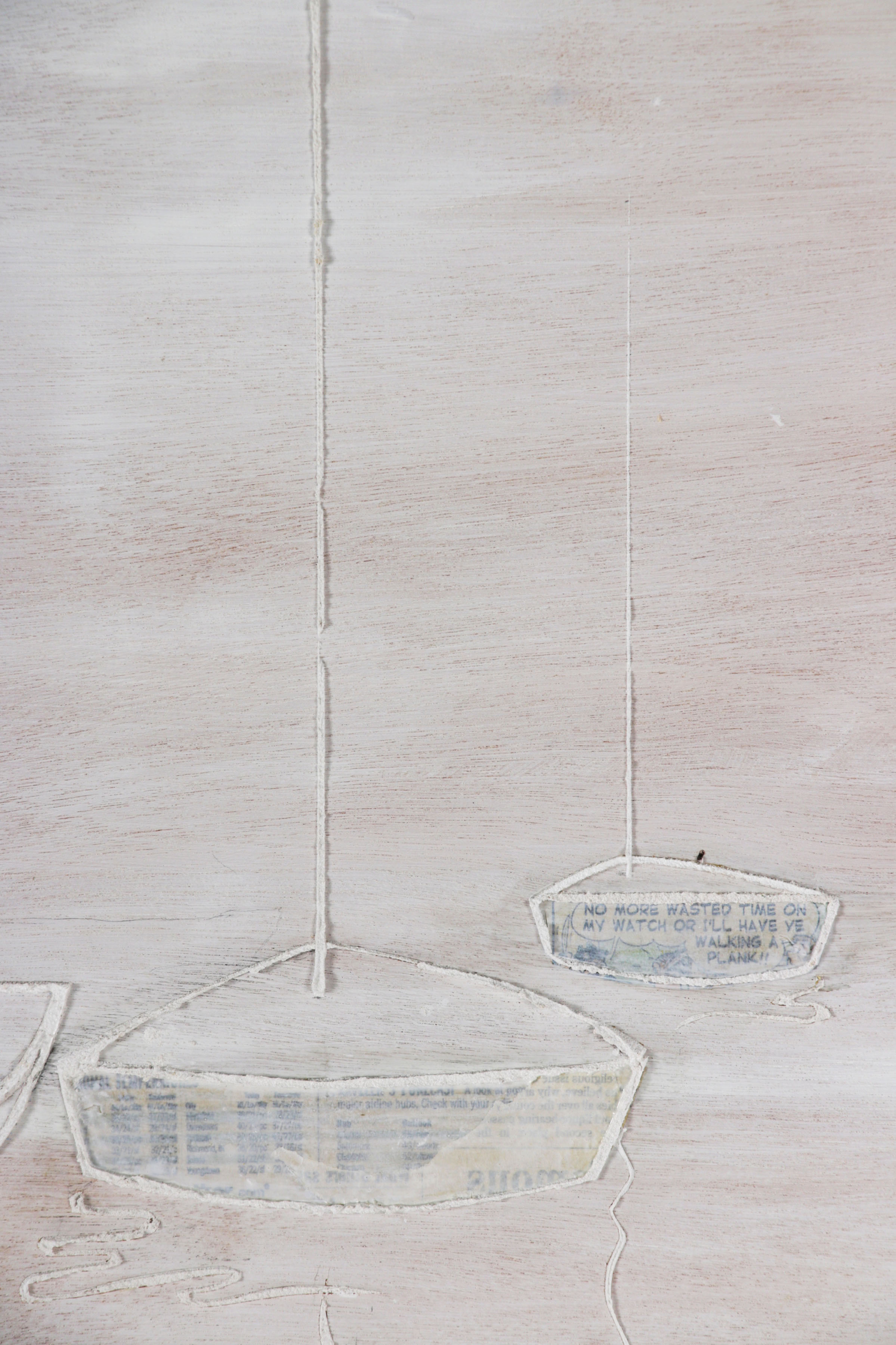 J.C. Hall Mixed Media Painting "Sail Away"