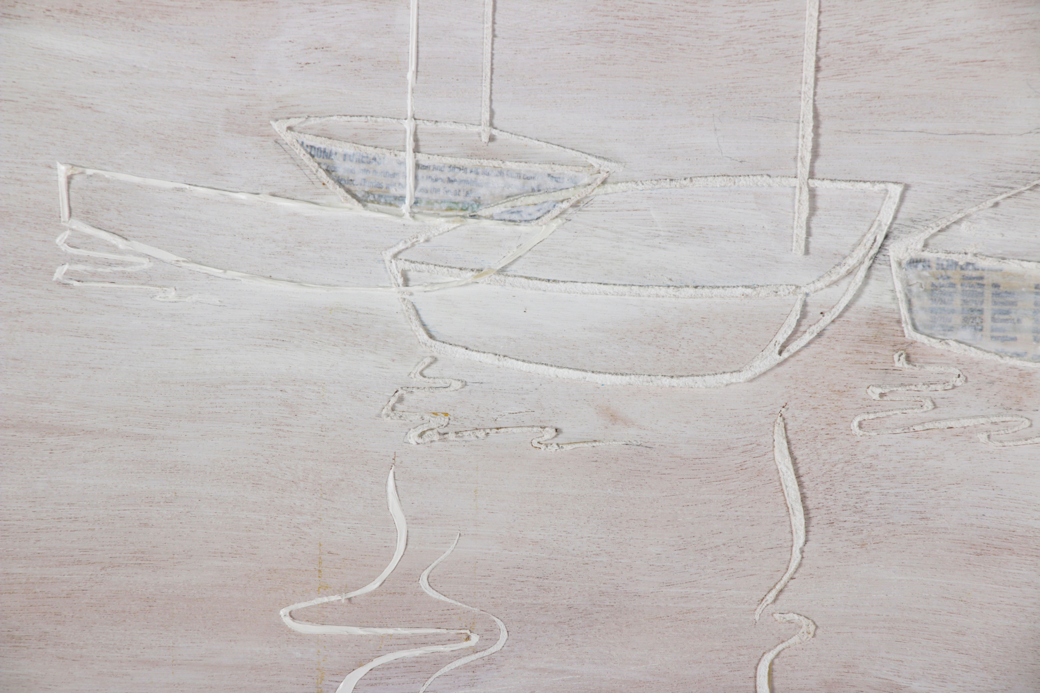 J.C. Hall Mixed Media Painting "Sail Away"