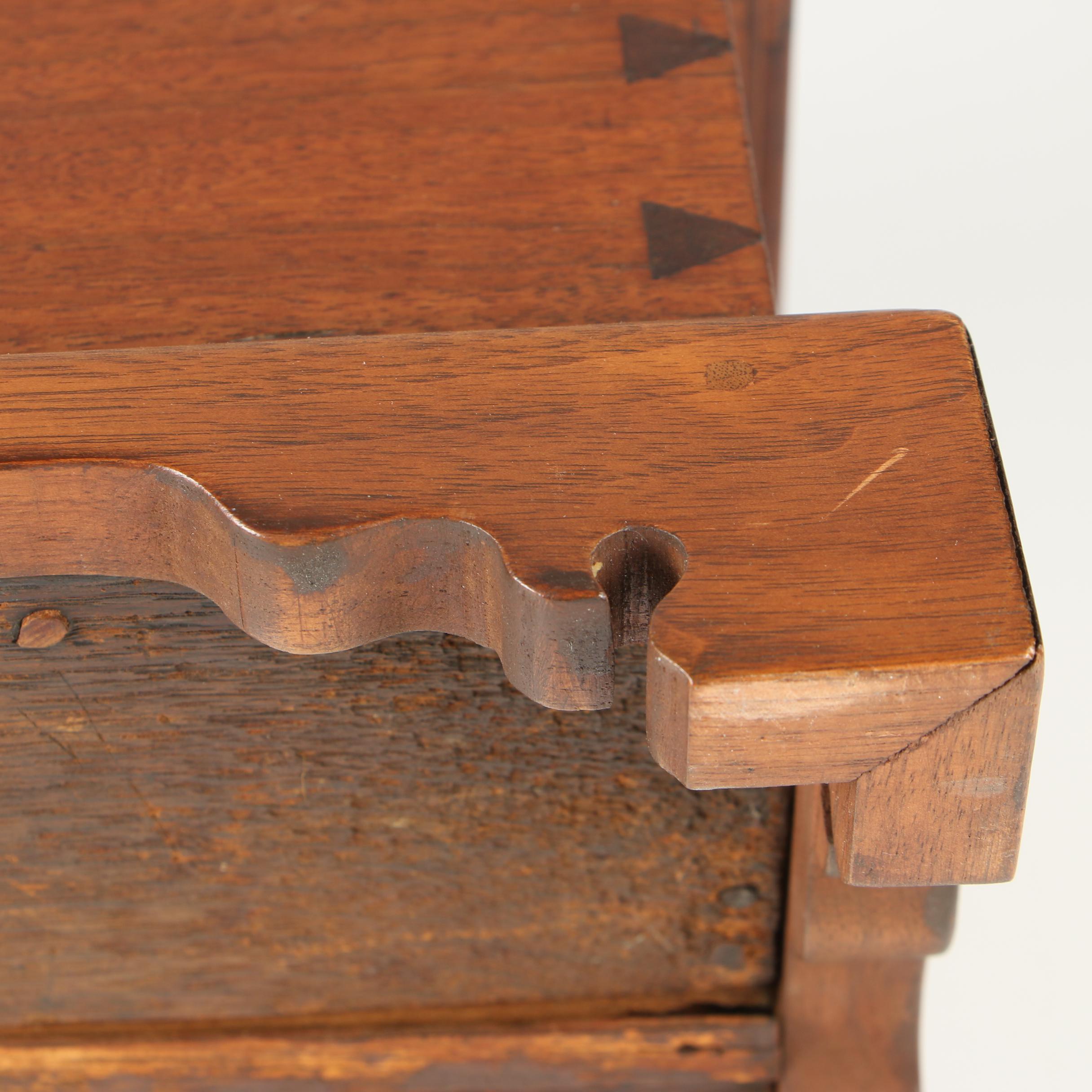 American Walnut Miniature Blanket Chest, 19th Century