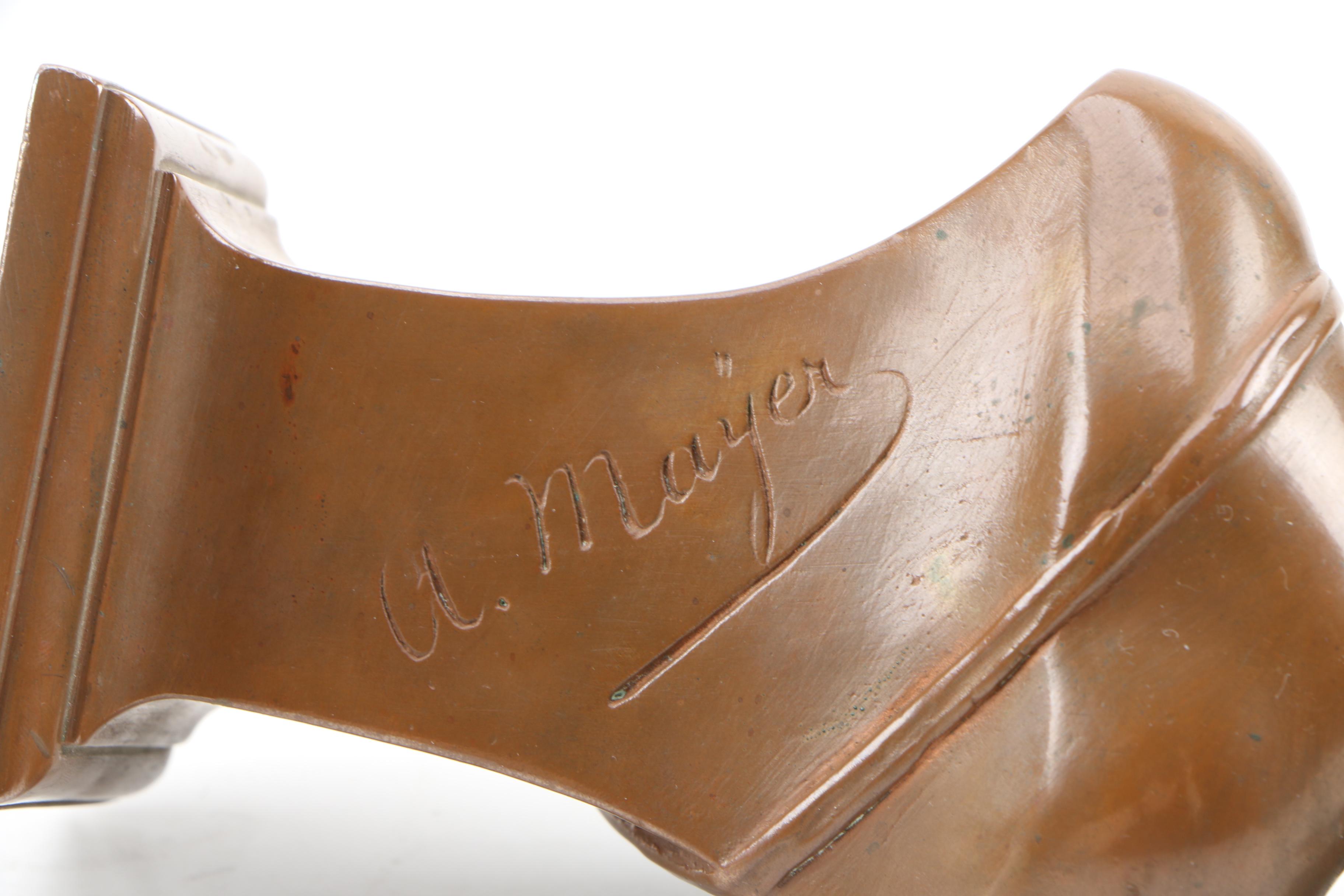 Alois Mayer Bronze Bust "Amor", Early 20th Century