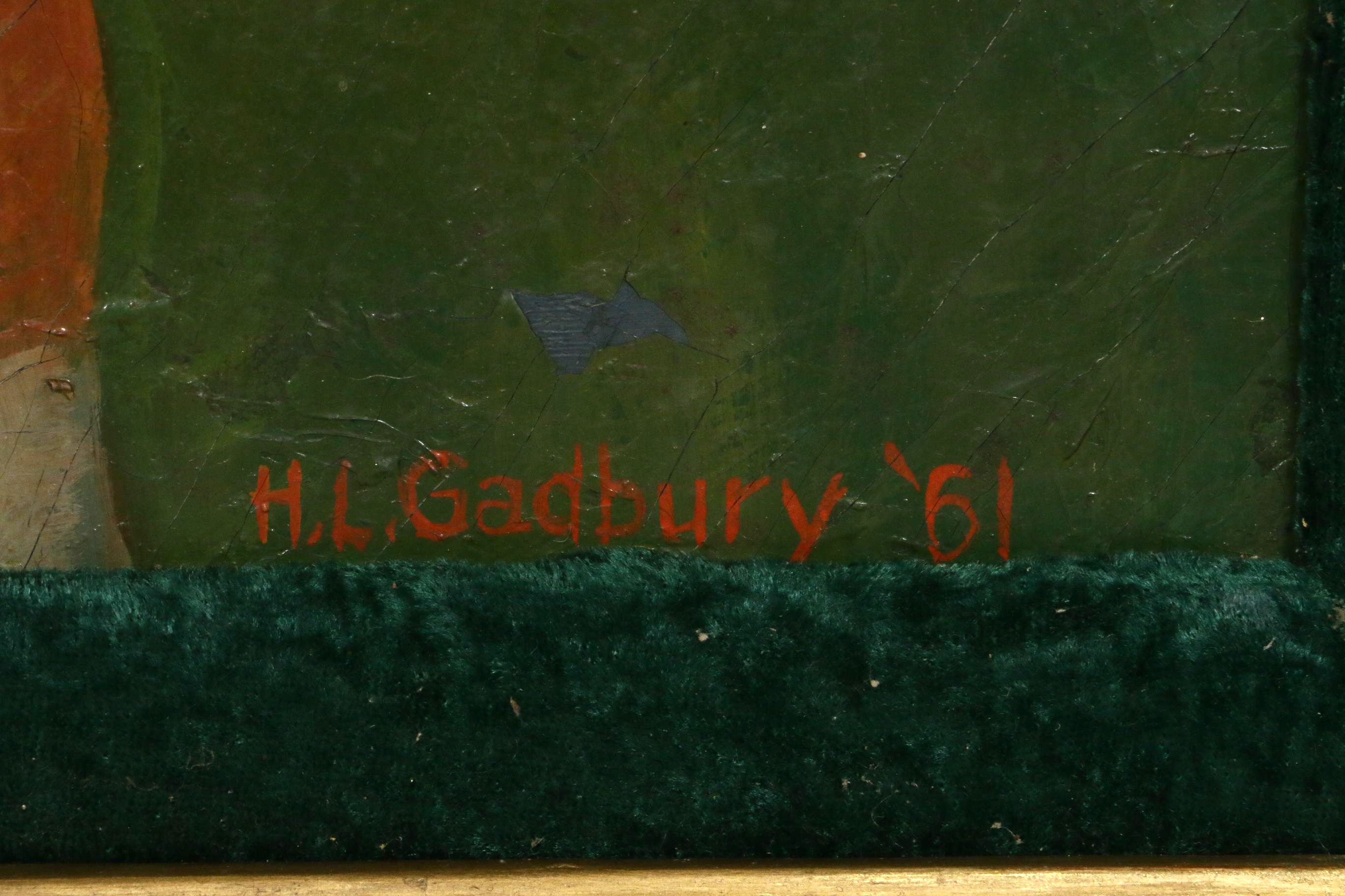 Harry Lee Gadbury Oil Painting "Lunch Time"