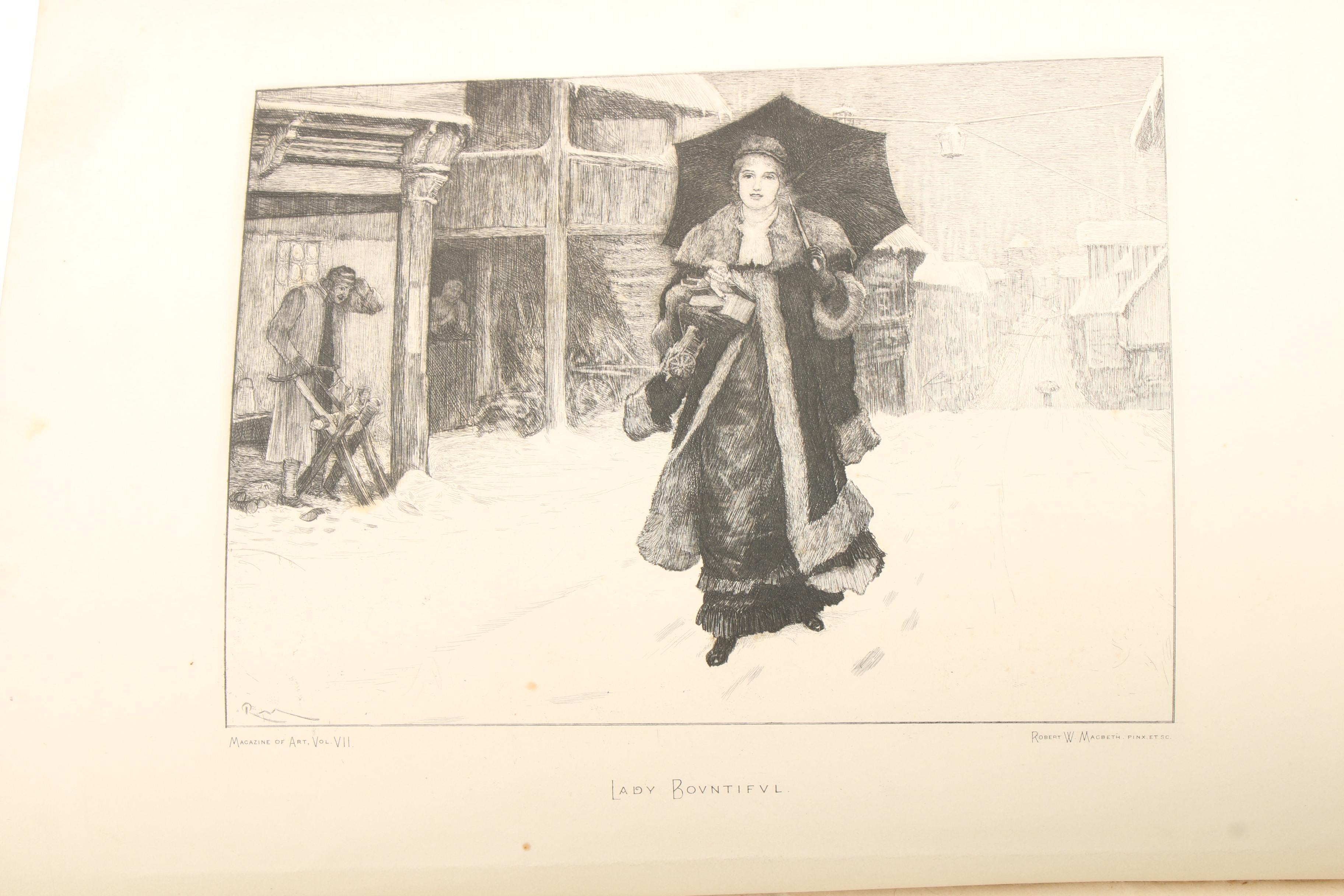 Antique "Goupil's Paris Salon of 1896" and "The Magazine of Art"