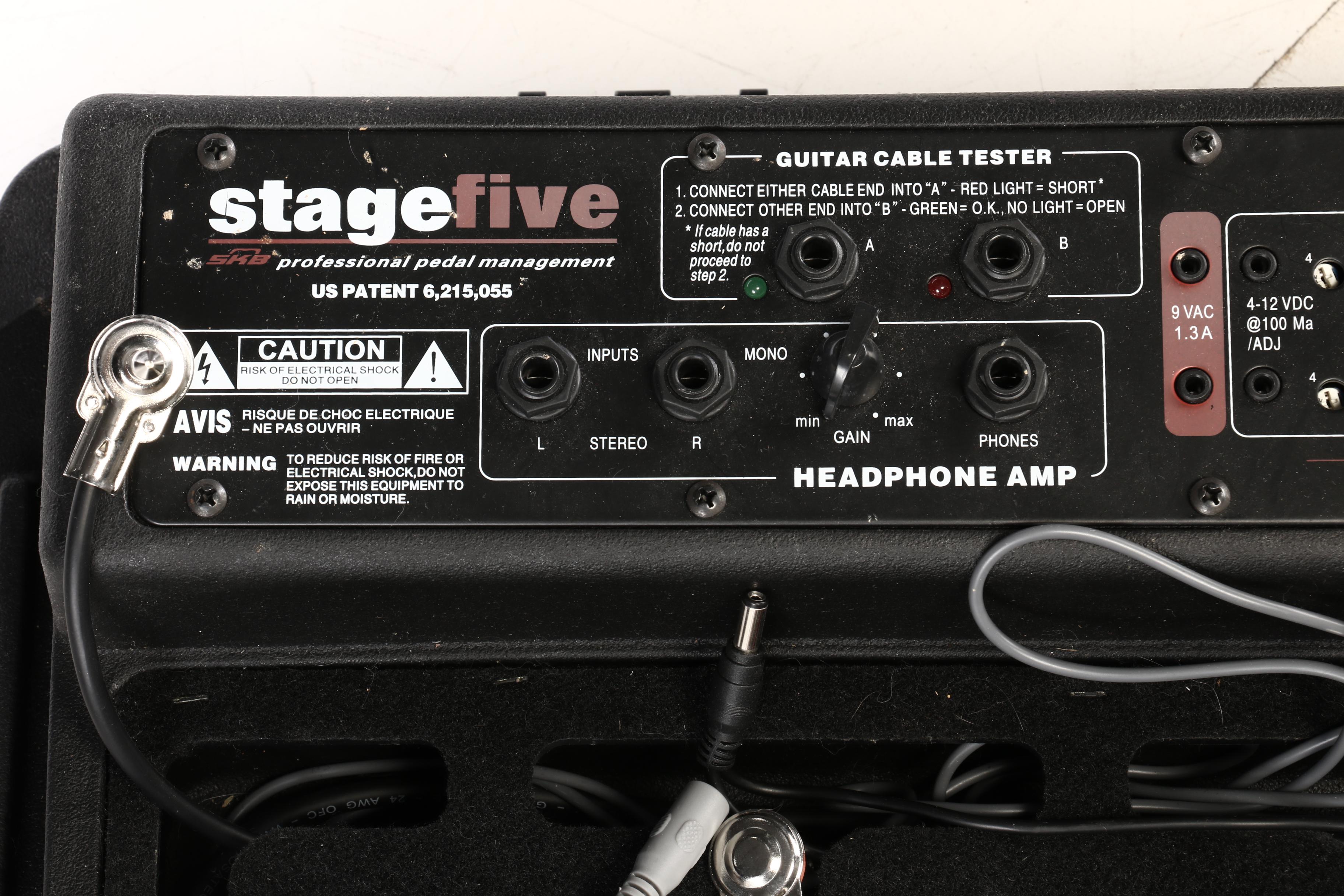 SKB Stage Five Pedal Management Boards with Cases