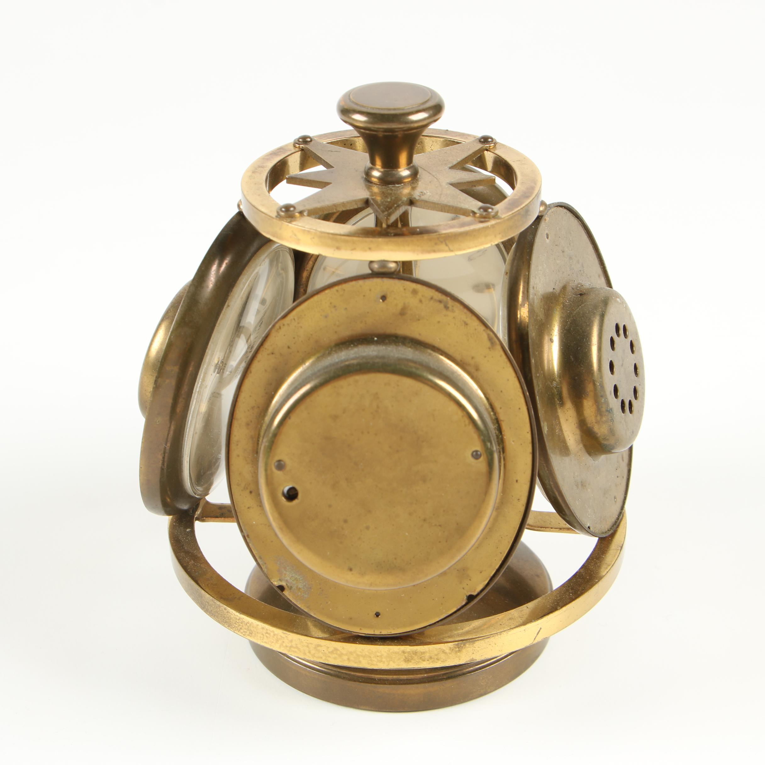 Swiss Remembrance Compendium Desk Clock, Mid-Century