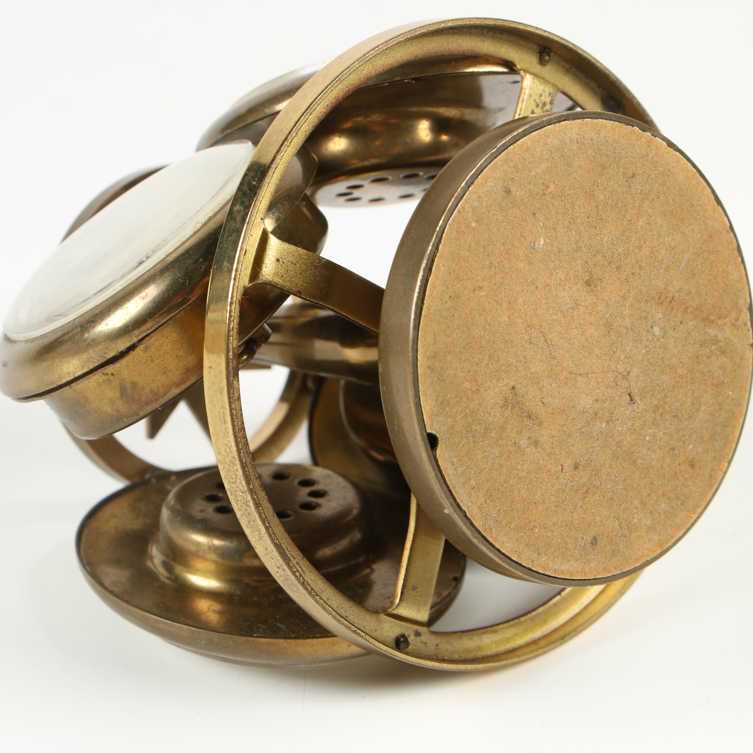 Swiss Remembrance Compendium Desk Clock, Mid-Century