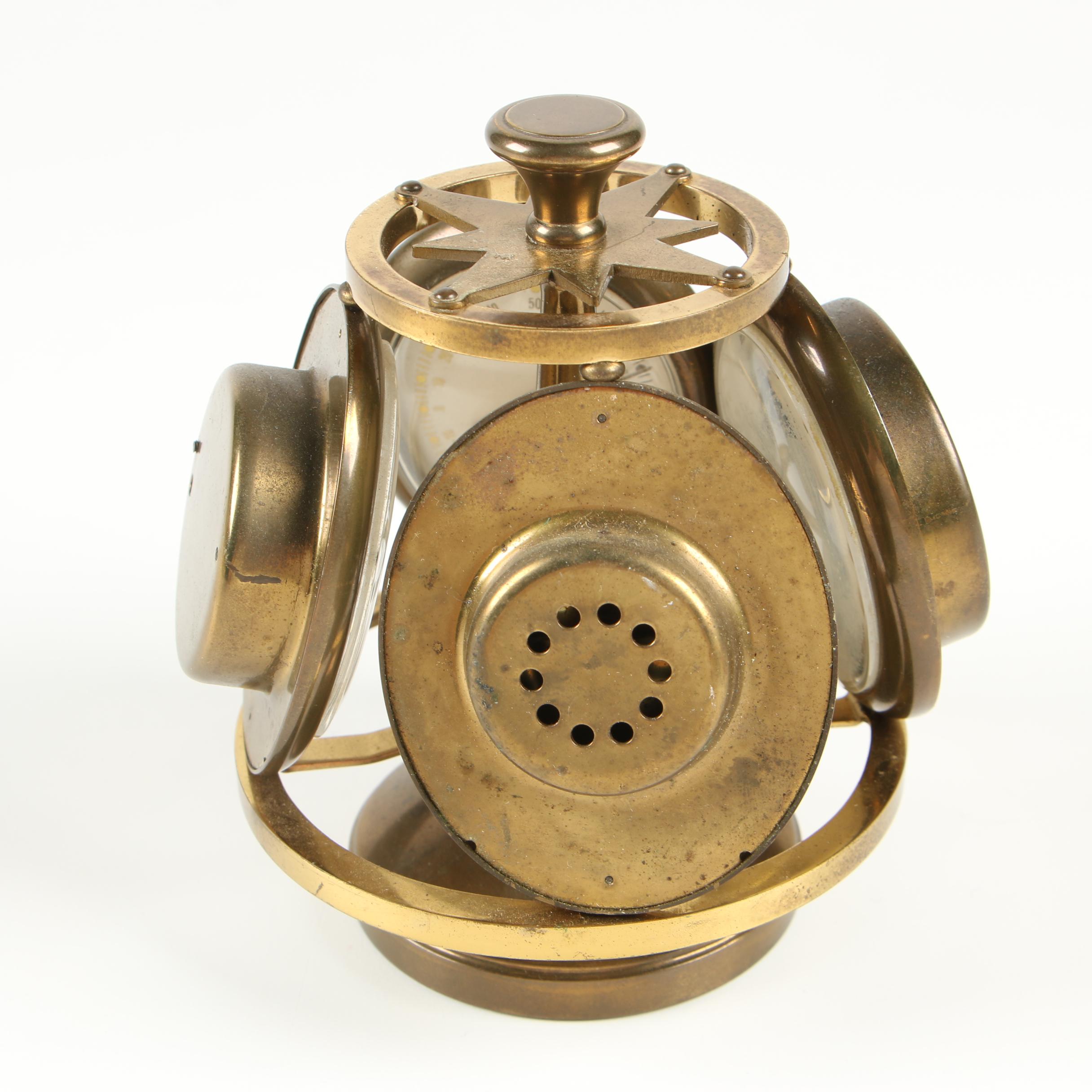 Swiss Remembrance Compendium Desk Clock, Mid-Century