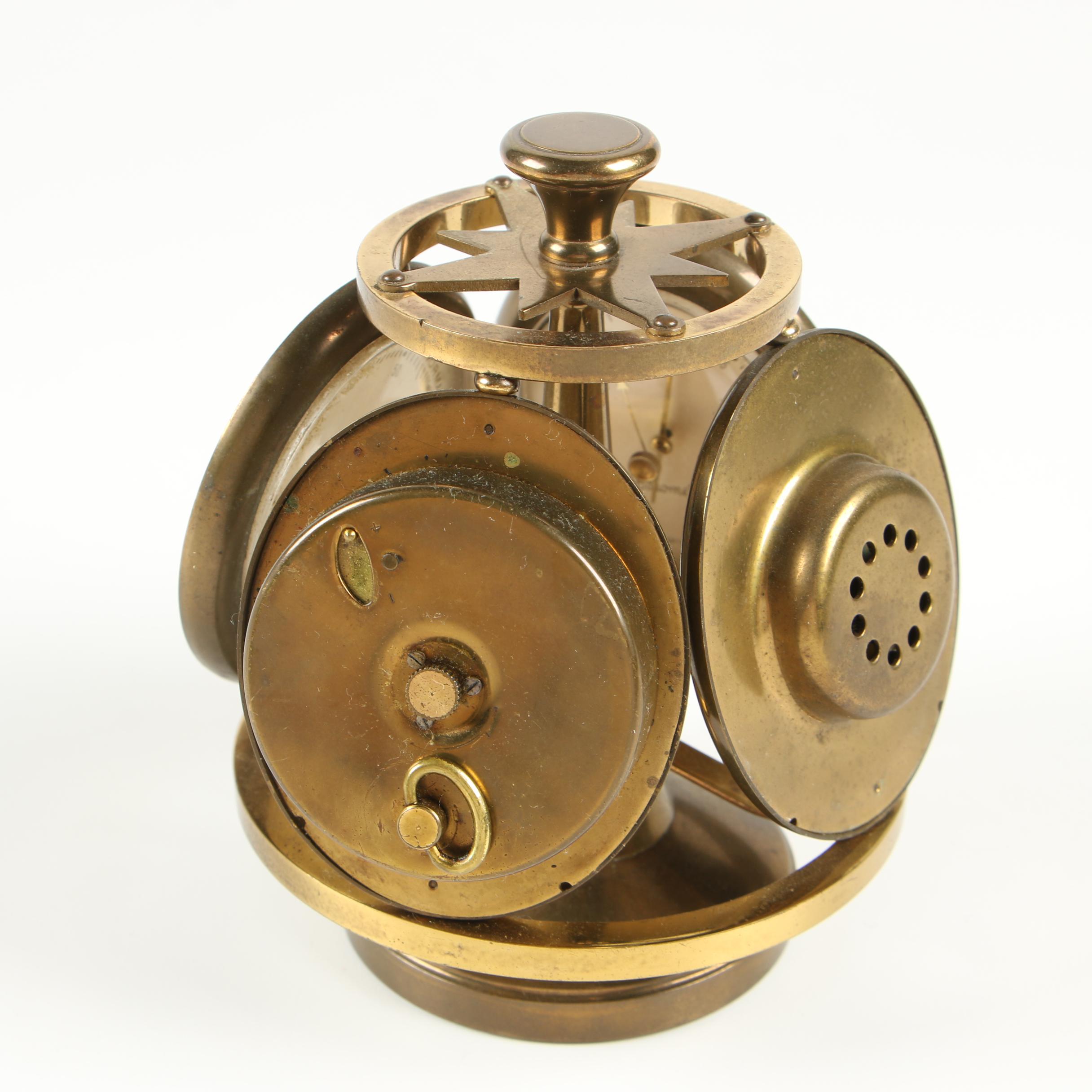 Swiss Remembrance Compendium Desk Clock, Mid-Century