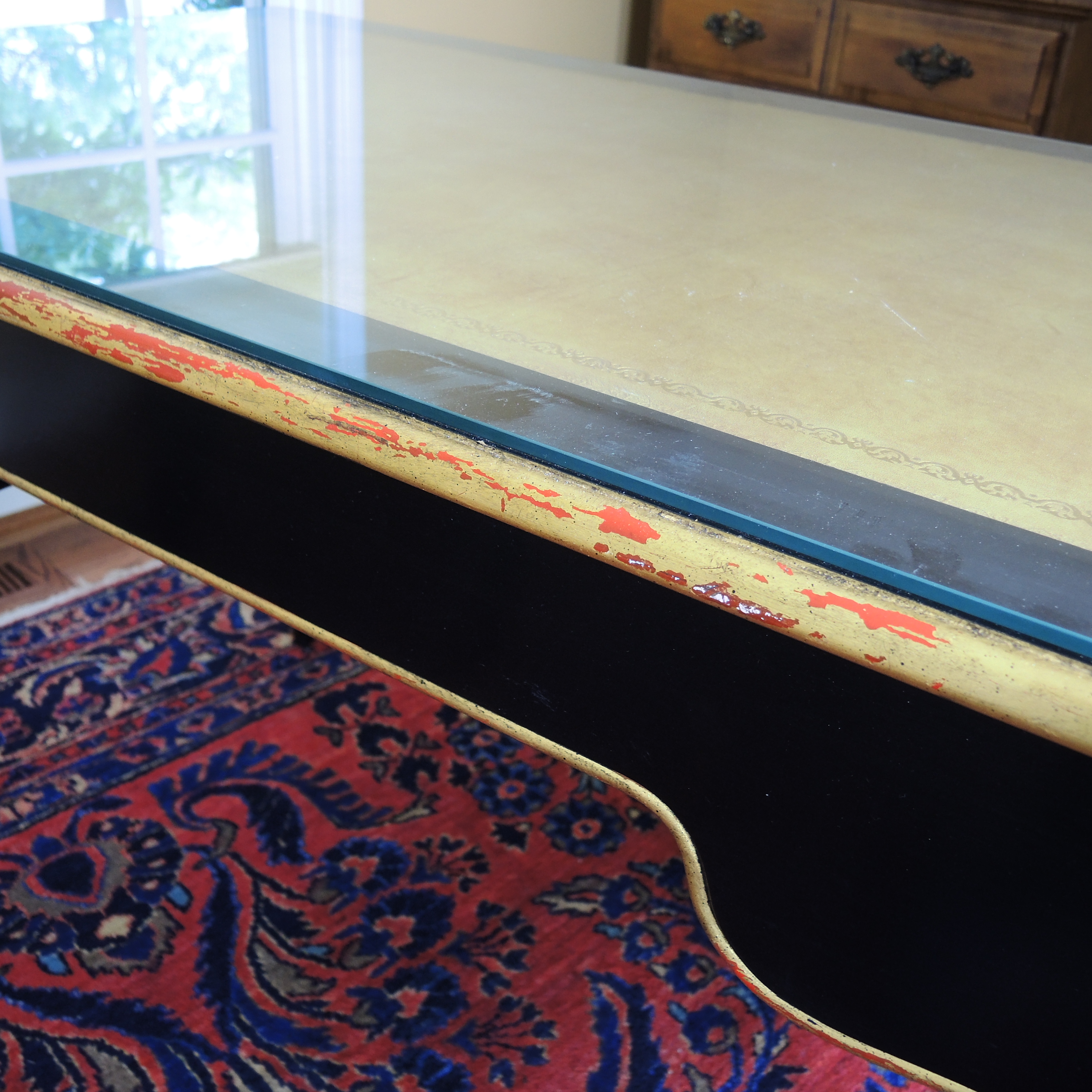 Baker Museum Reproduction Louis XV Bureau  Desk and Chair