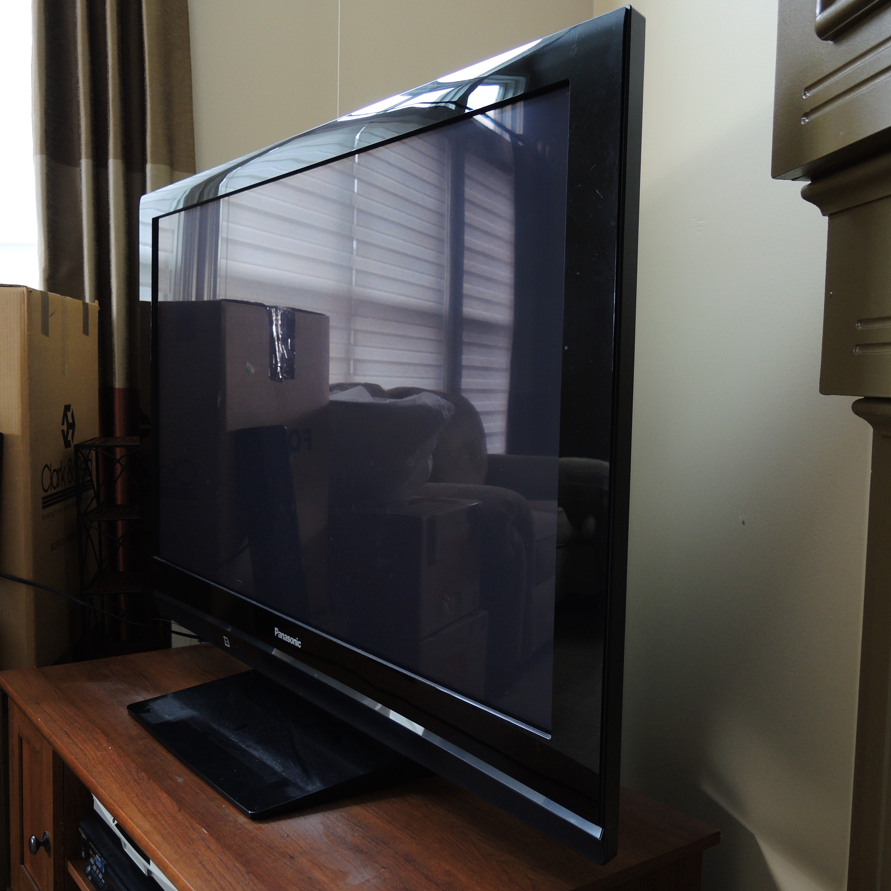 Panasonic Viera 50" 1080p Plasma TV and Yamaha Surround Sound Bar