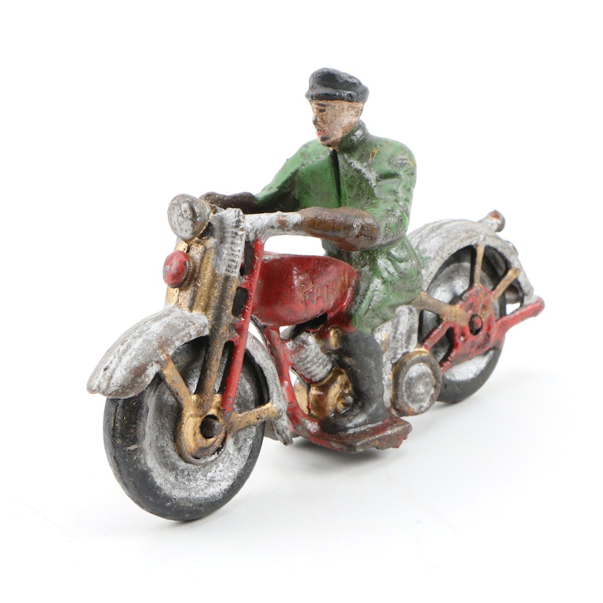 Diecast Metal Toy Motorcycle Patrolman