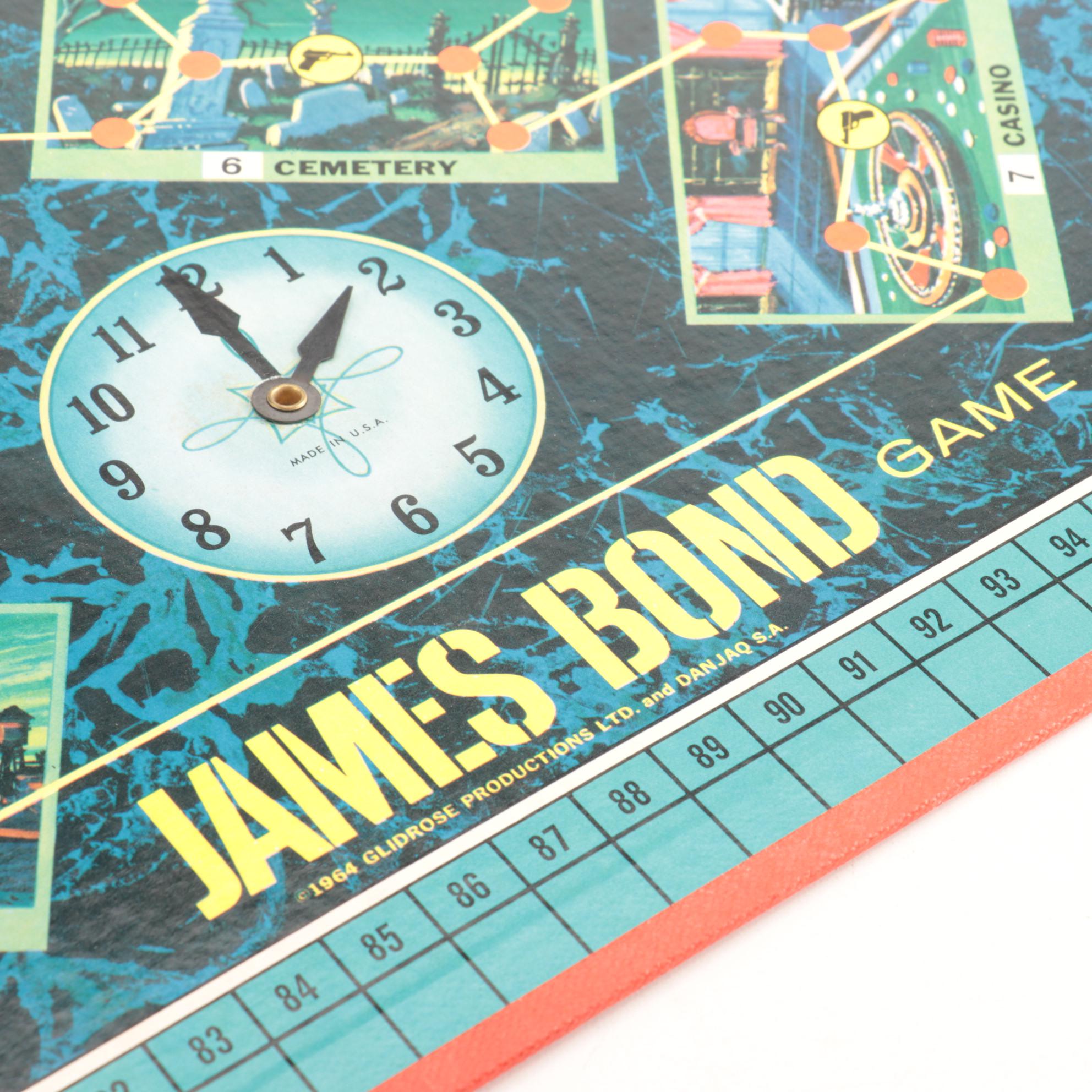 Milton Bradley James Bond "Secret Agent 007" Board Game, 1964