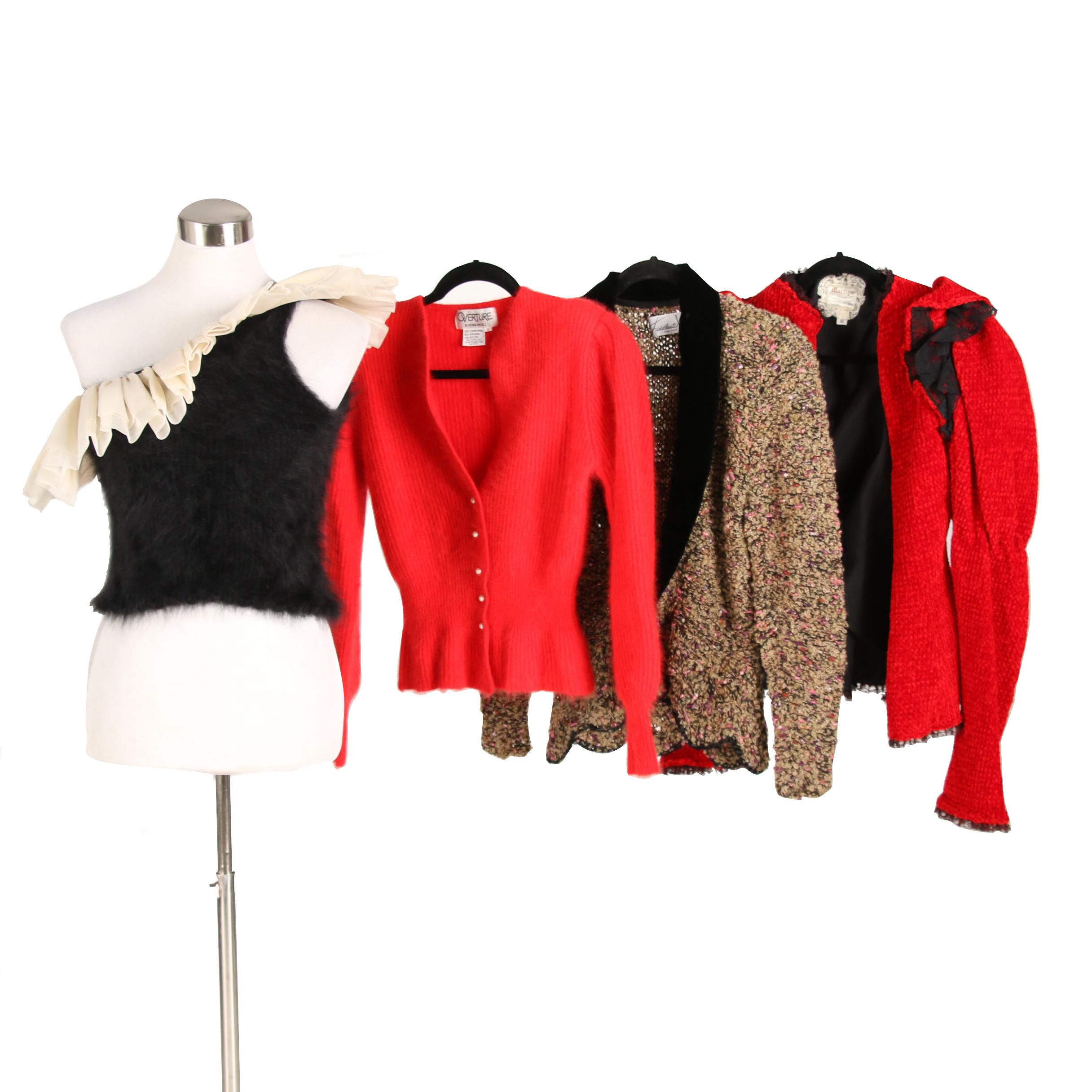 Fiddlesticks New York and Other Knit Jackets and Sweaters Including Angora Blend
