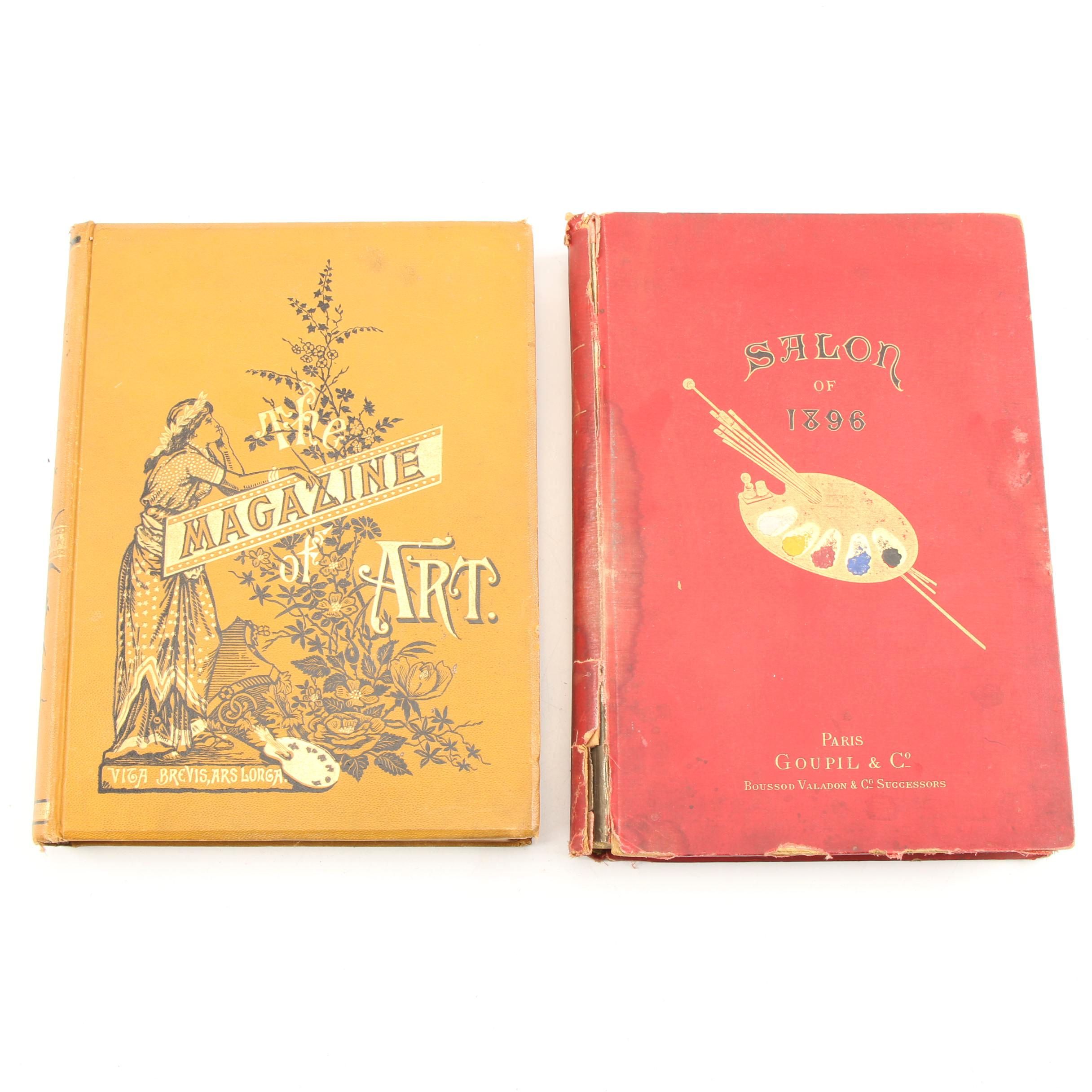 Antique "Goupil's Paris Salon of 1896" and "The Magazine of Art"